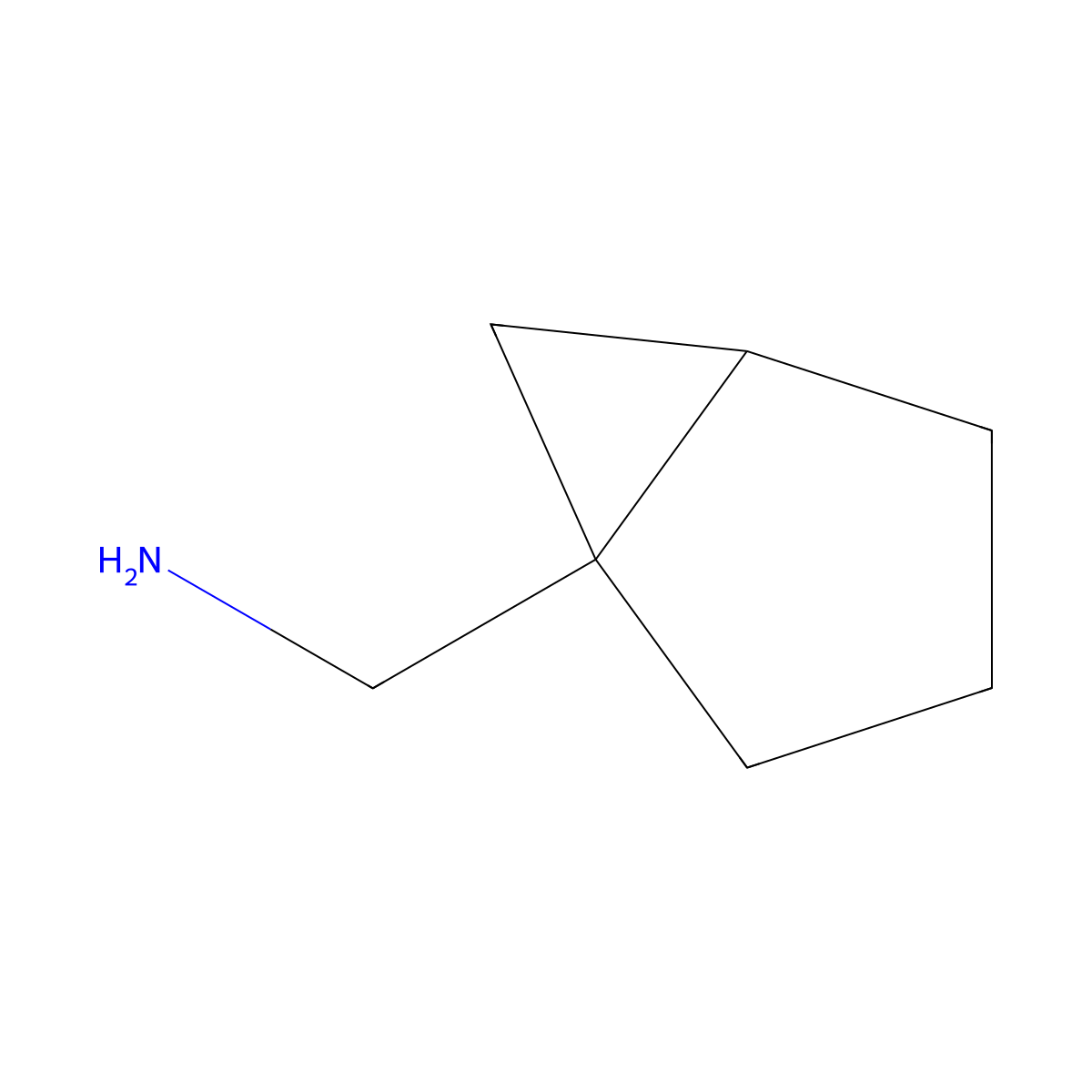 {Bicyclo[3.1.0]hexan-1-yl}methanamine molecular structure, CAS 1512448-27-9