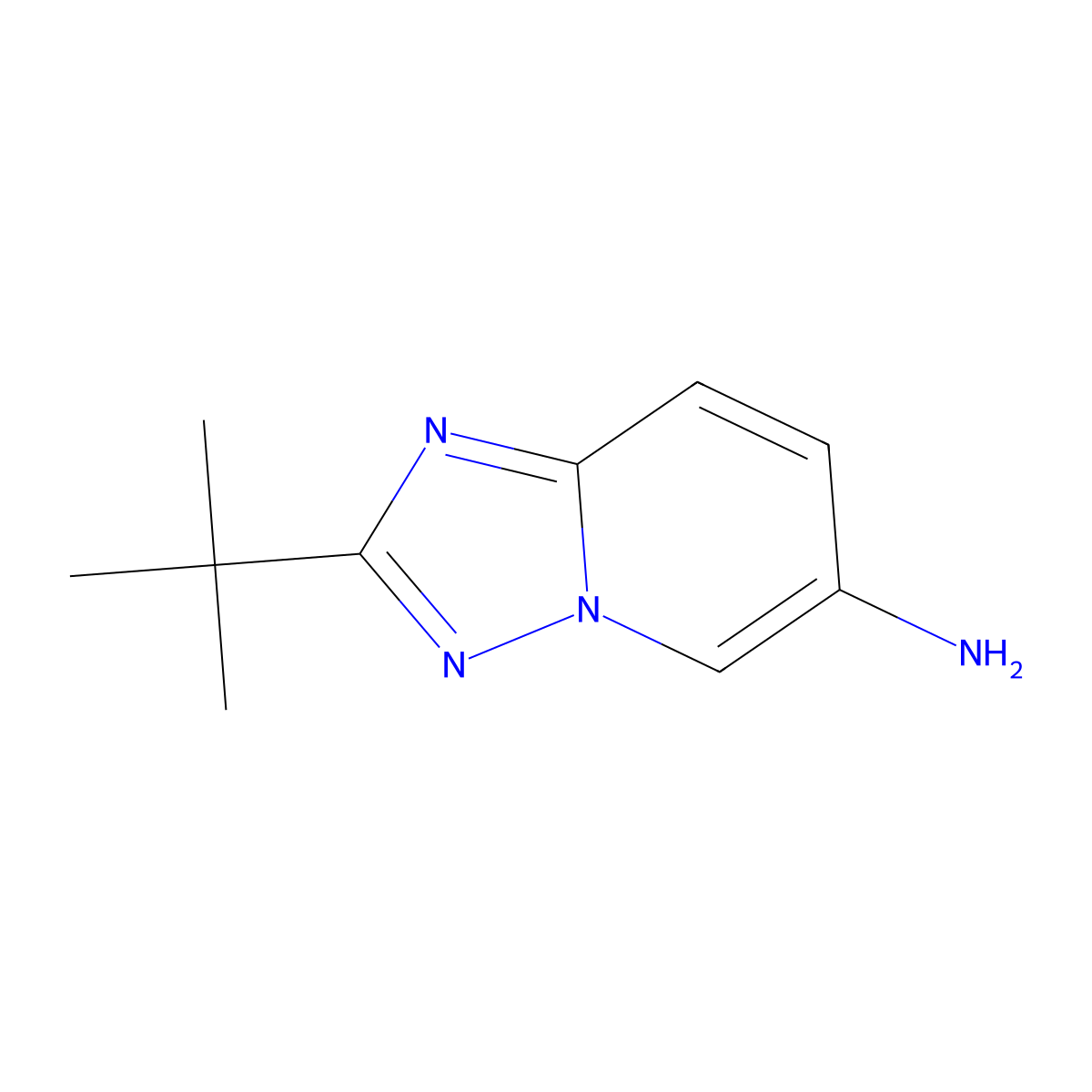 2-(tert-Butyl)-[1,2,4]triazolo[1,5-a]pyridin-6-amine molecular structure, CAS 1512448-95-1