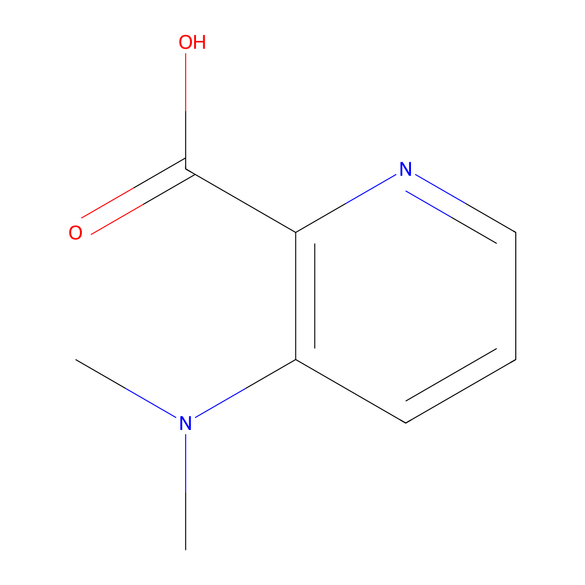 3-(Dimethylamino)picolinic acid molecular structure, CAS 1512501-42-6