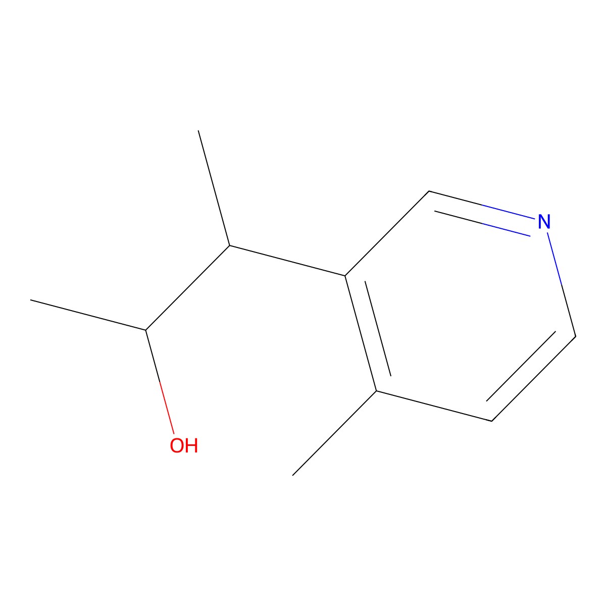 3-(4-Methylpyridin-3-yl)butan-2-ol molecular structure, CAS 1512565-74-0