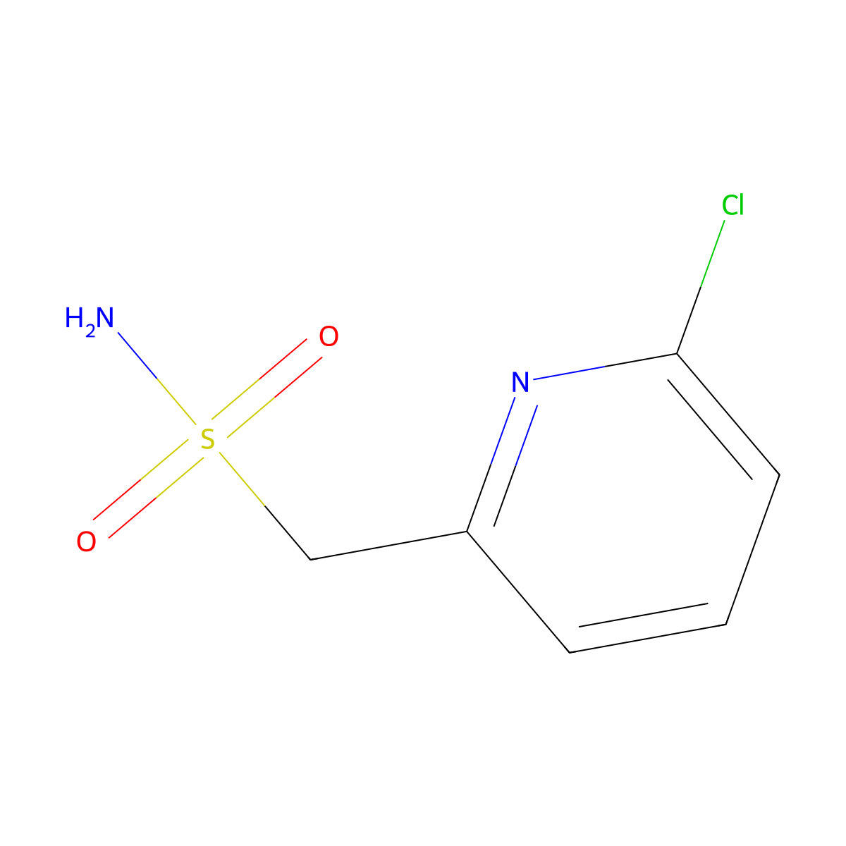 (6-Chloropyridin-2-YL)methanesulfonamide molecular structure, CAS 1512586-66-1