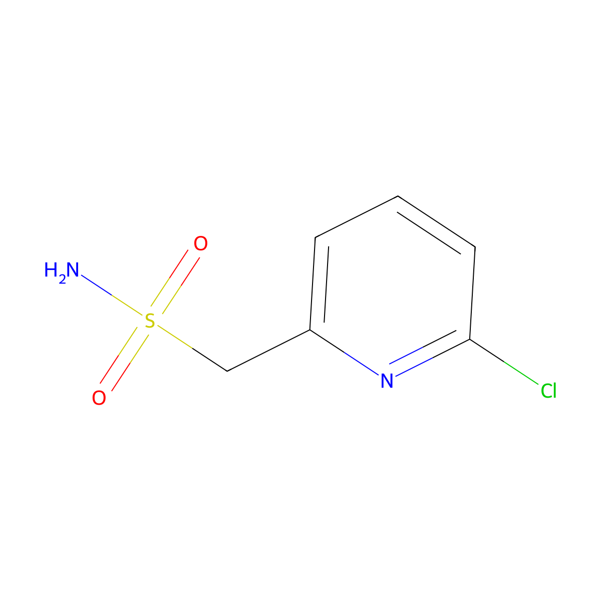 (6-Chloropyridin-2-YL)methanesulfonamide molecular structure, CAS 1512586-66-1