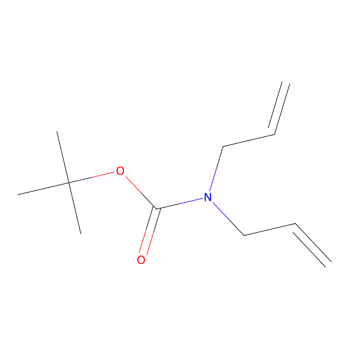 tert-Butyl N,N-diallylcarbamate molecular structure, CAS 151259-38-0
