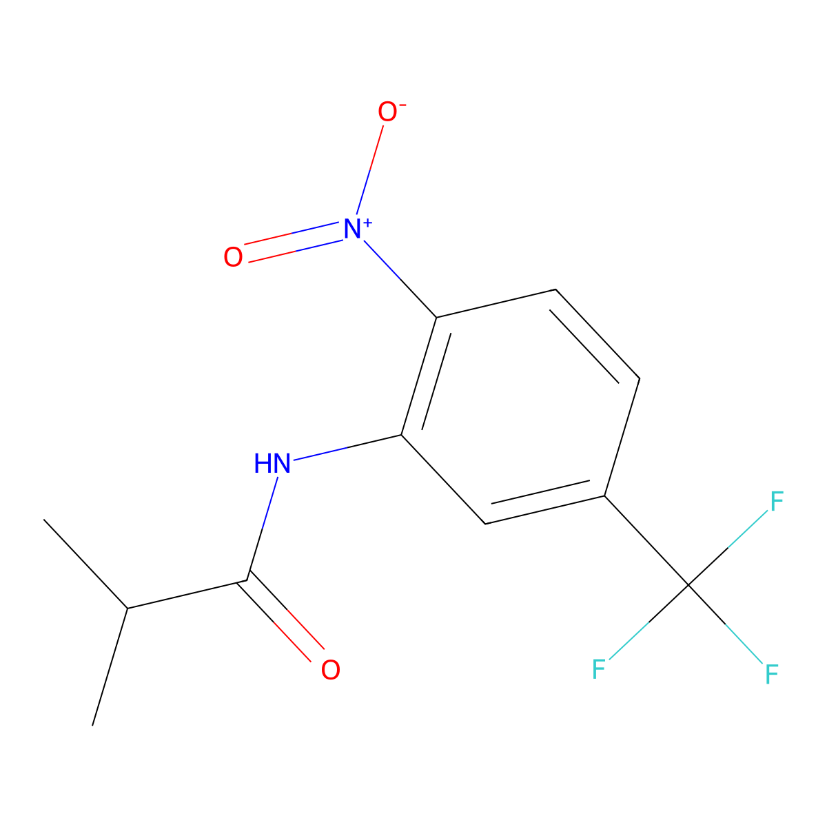 O-Flutamide molecular structure, CAS 151262-93-0