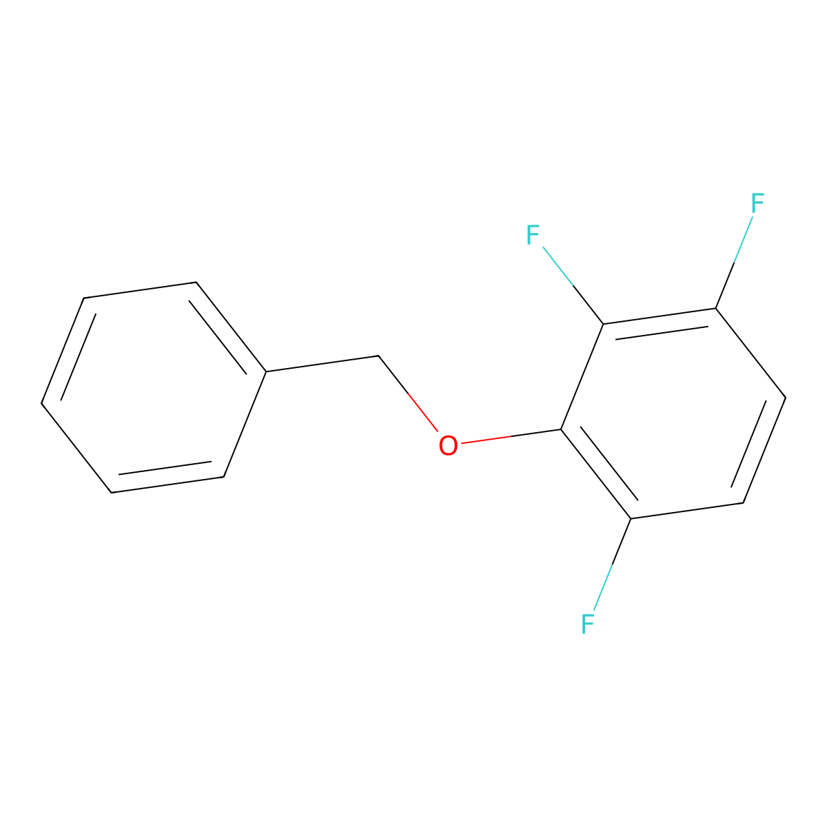 2-(Benzyloxy)-1,3,4-trifluorobenzene molecular structure, CAS 1512728-50-5