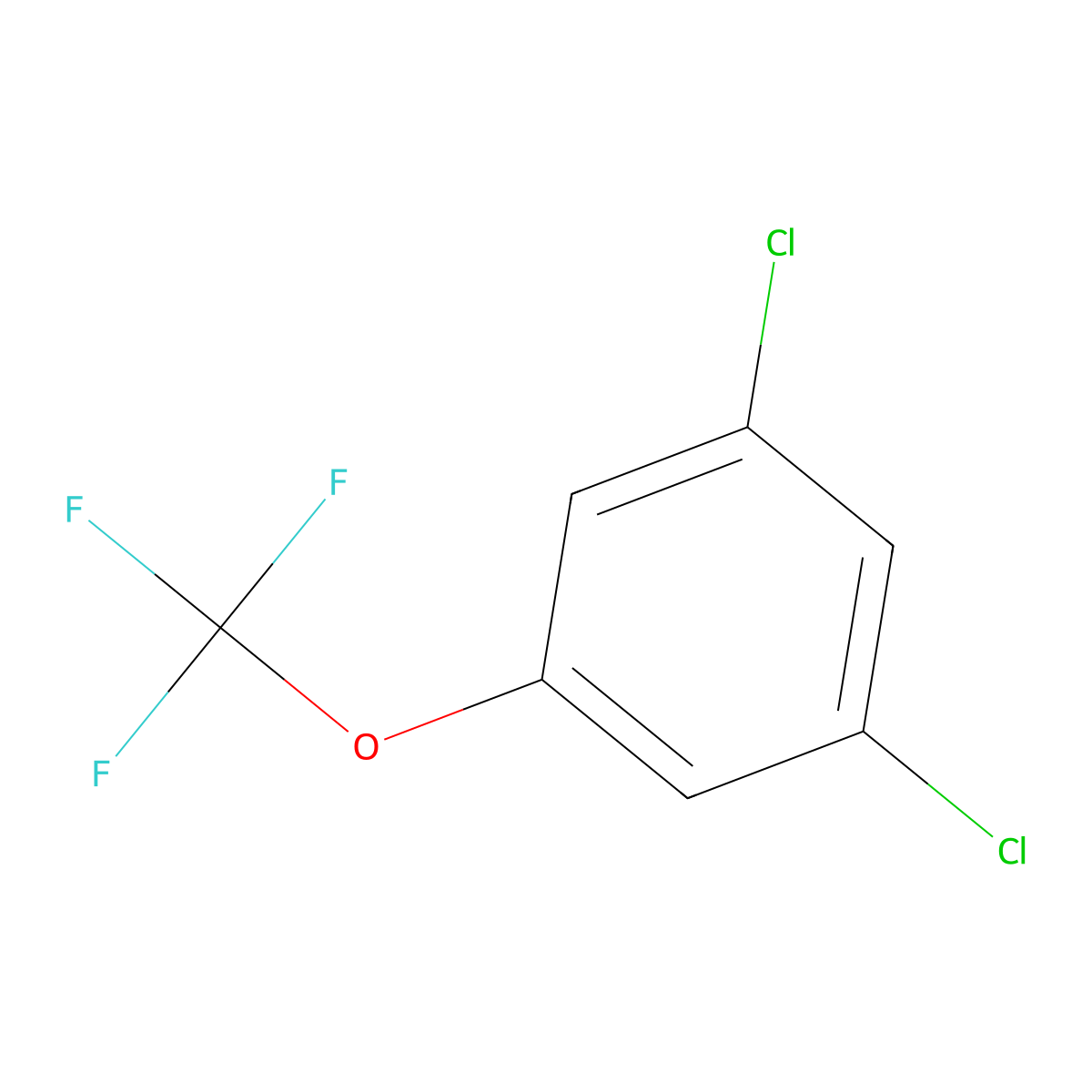 1,3-Dichloro-5-(trifluoromethoxy)benzene molecular structure, CAS 151276-08-3
