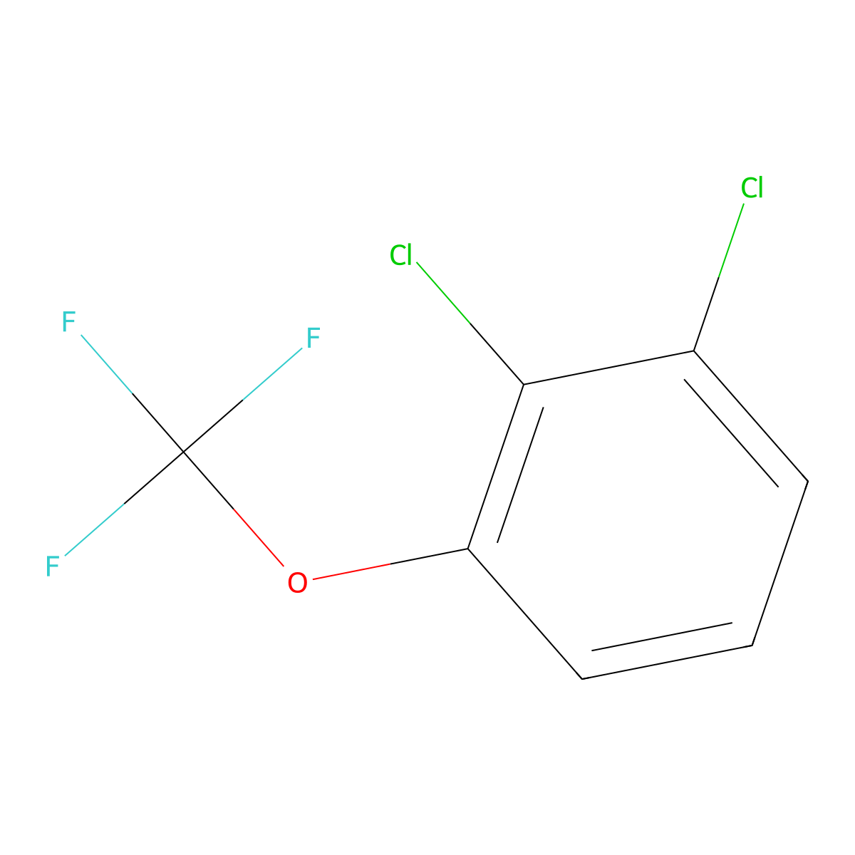 1,2-Dichloro-3-(trifluoromethoxy)benzene molecular structure, CAS 151276-09-4