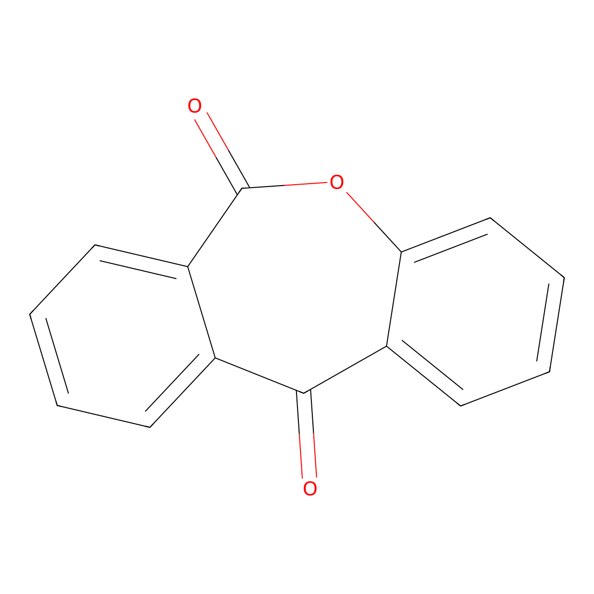 Dibenzo[b,E]oxepine-6,11-dione molecular structure, CAS 15128-50-4