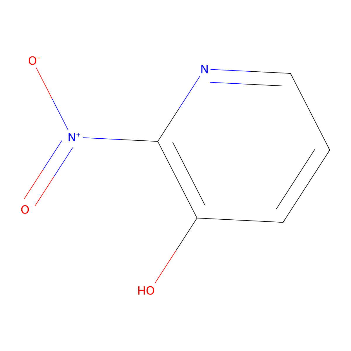 3-Hydroxy-2-nitropyridine molecular structure, CAS 15128-82-2