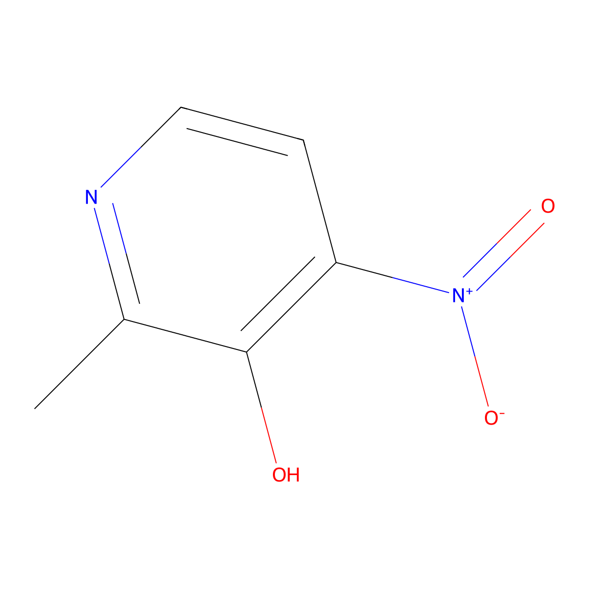 2-Methyl-4-nitropyridin-3-ol molecular structure, CAS 15128-83-3