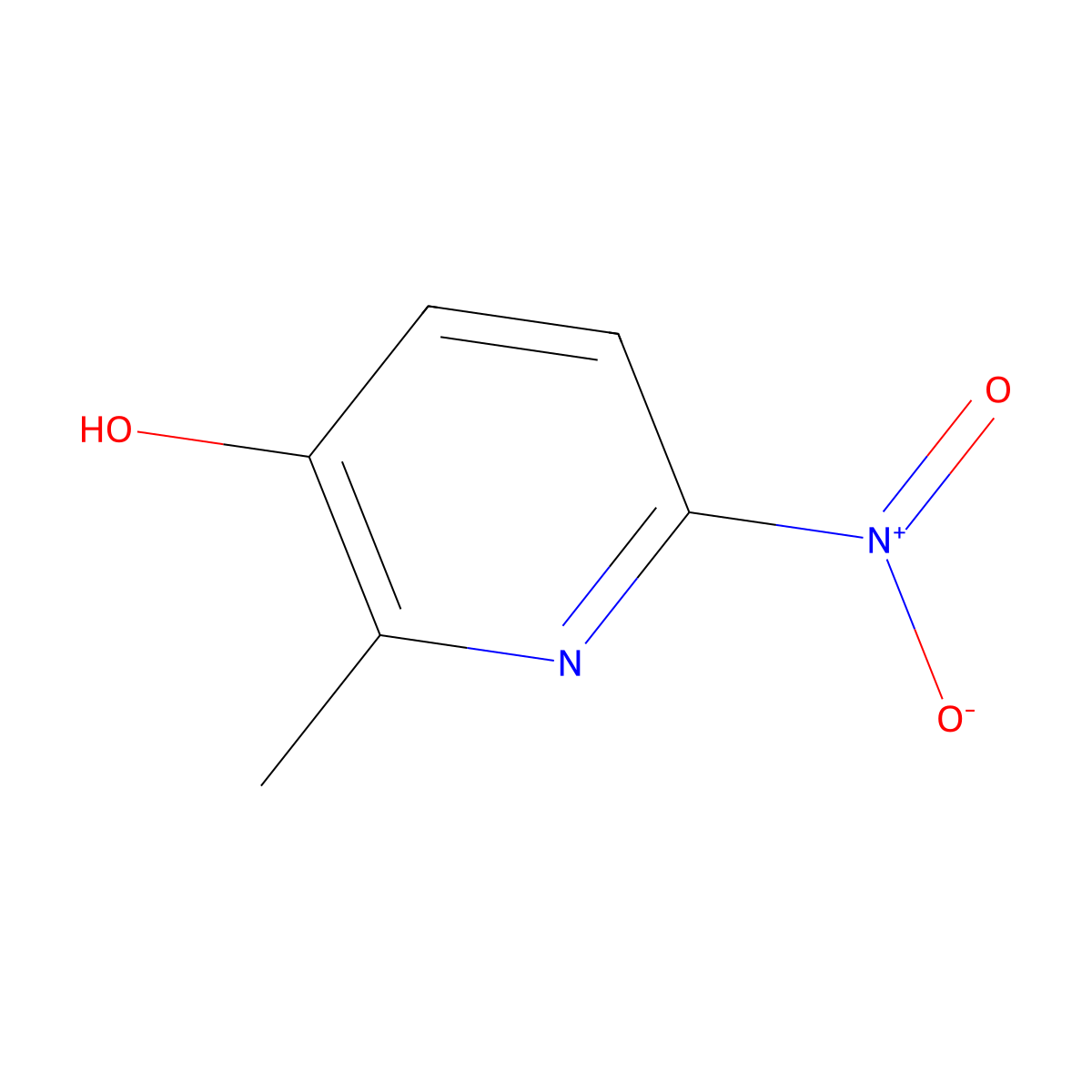 2-Methyl-6-nitro-3-pyridinol molecular structure, CAS 15128-84-4