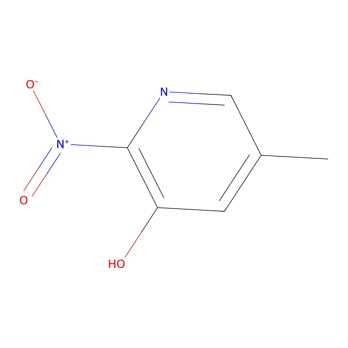 5-Methyl-2-nitropyridin-3-ol molecular structure, CAS 15128-88-8