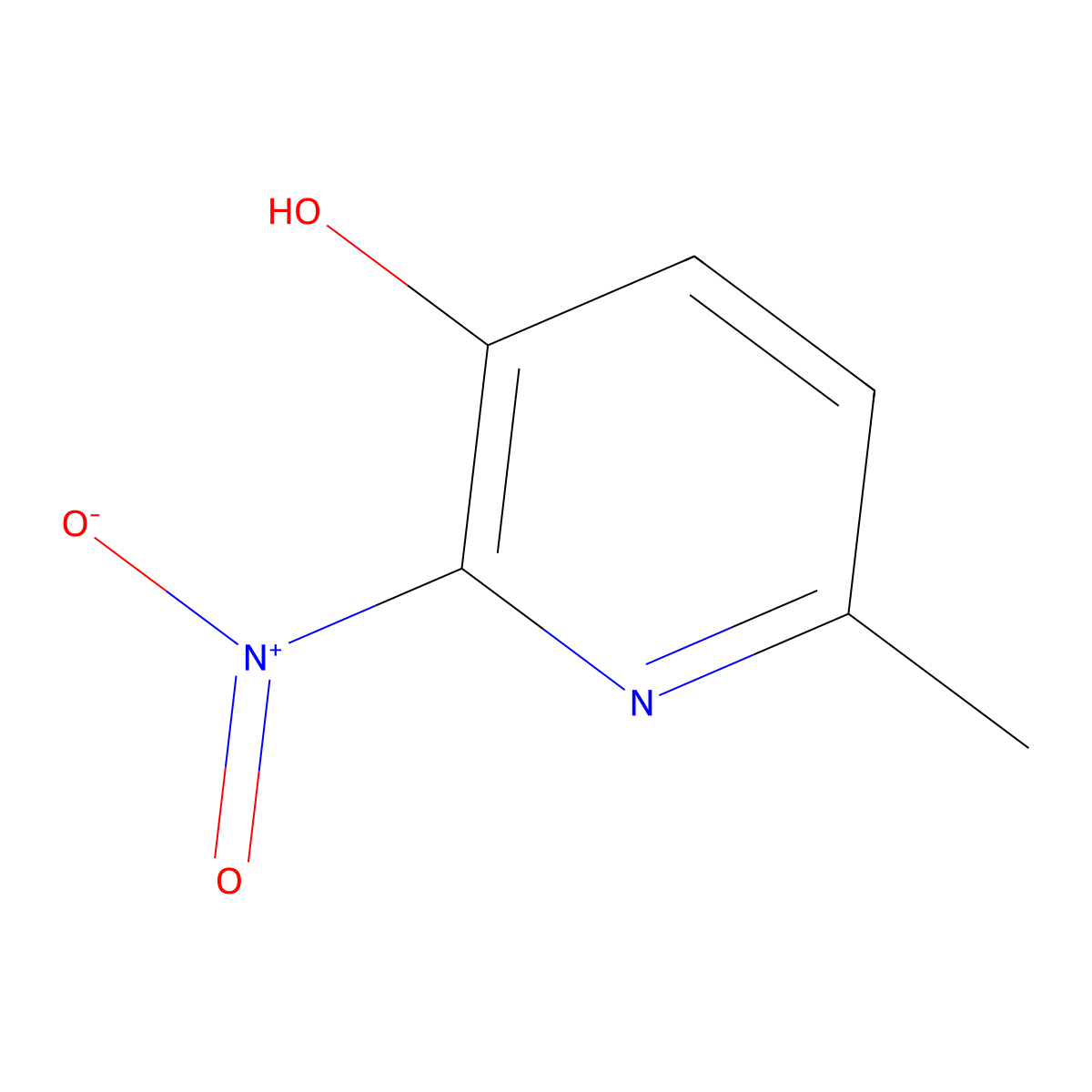 6-Methyl-2-nitropyridin-3-ol molecular structure, CAS 15128-90-2