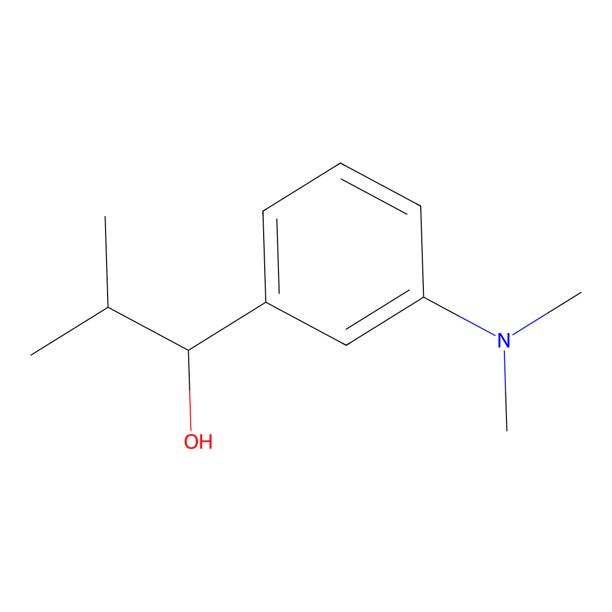 1-(3-(Dimethylamino)phenyl)-2-methylpropan-1-ol molecular structure, CAS 1512981-00-8