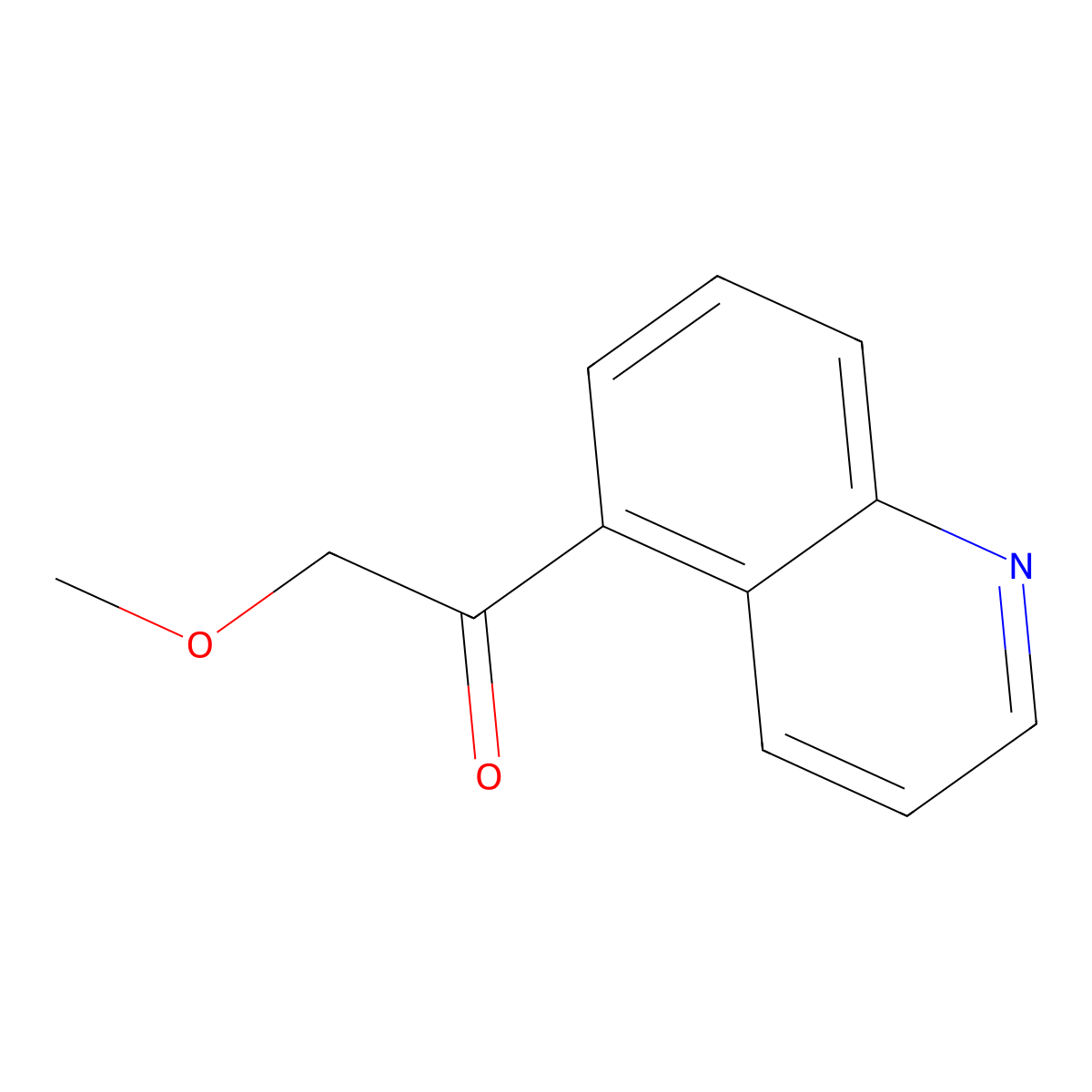2-Methoxy-1-(quinolin-5-yl)ethanone molecular structure, CAS 1513089-61-6