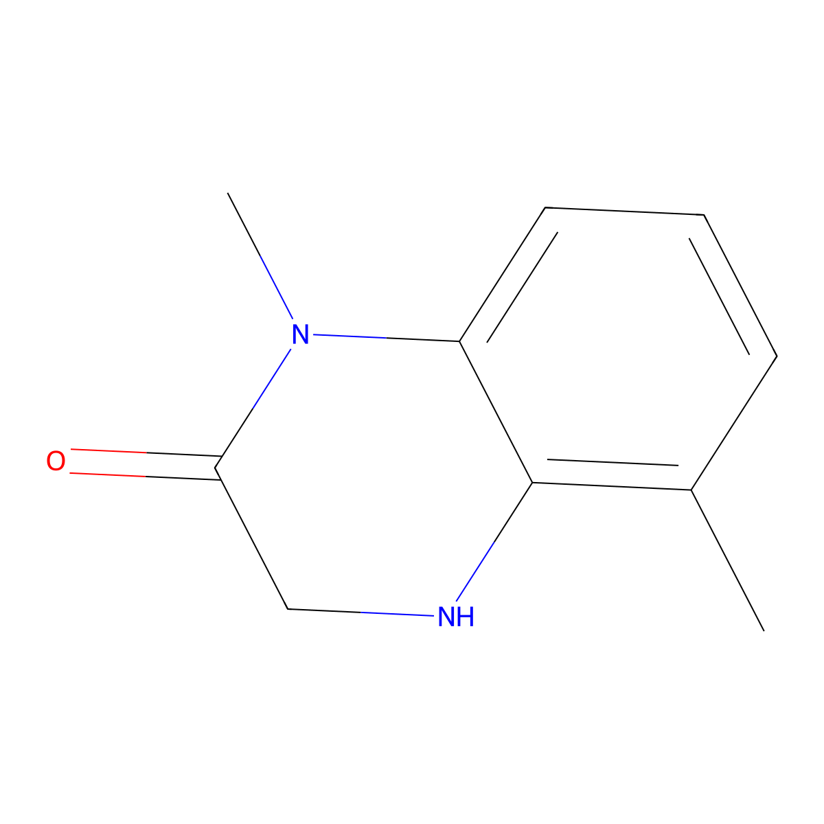 1,5-Dimethyl-3,4-dihydroquinoxalin-2(1H)-one molecular structure, CAS 1513127-41-7