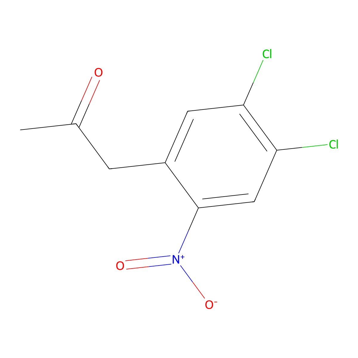1-(4,5-Dichloro-2-nitrophenyl)propan-2-one molecular structure, CAS 1513150-44-1