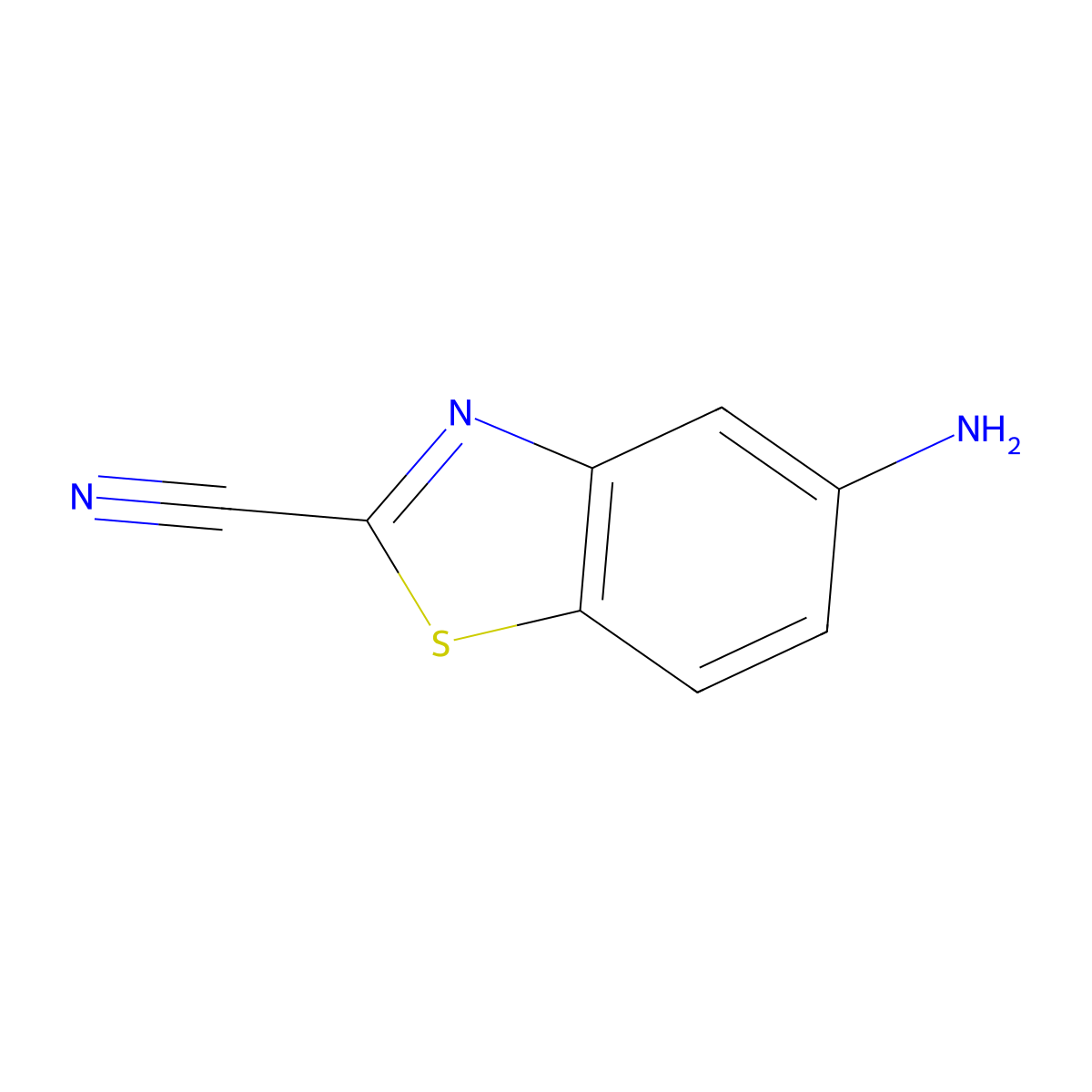 5-Aminobenzo[d]thiazole-2-carbonitrile molecular structure, CAS 1513212-02-6