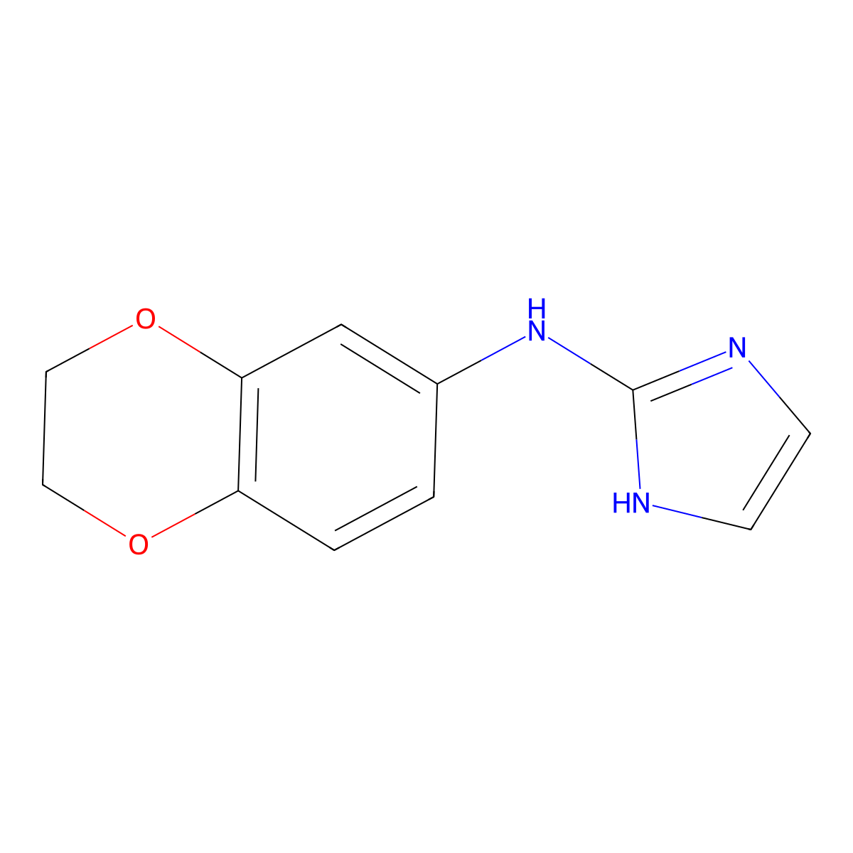 N-(2,3-dihydro-1,4-benzodioxin-6-yl)-1H-imidazol-2-amine molecular structure, CAS 1513253-45-6