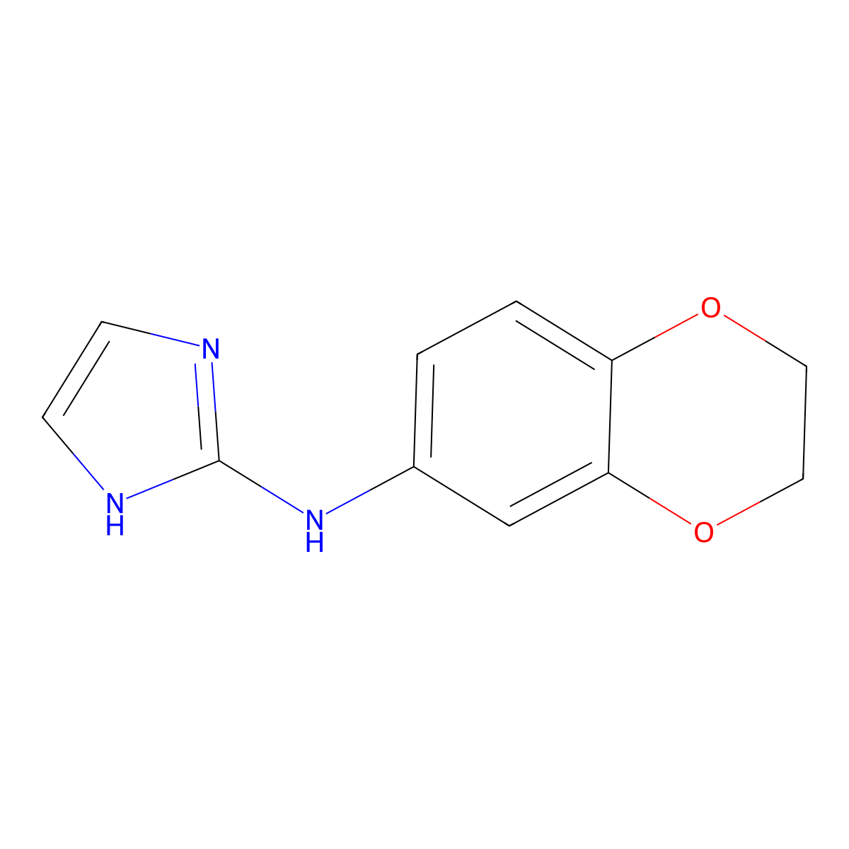 N-(2,3-dihydro-1,4-benzodioxin-6-yl)-1H-imidazol-2-amine molecular structure, CAS 1513253-45-6
