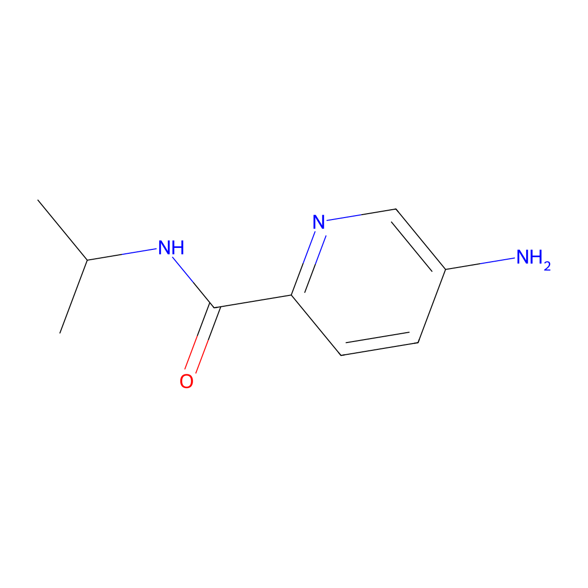 5-Amino-N-isopropylpyridine-2-carboxamide molecular structure, CAS 1513310-91-2