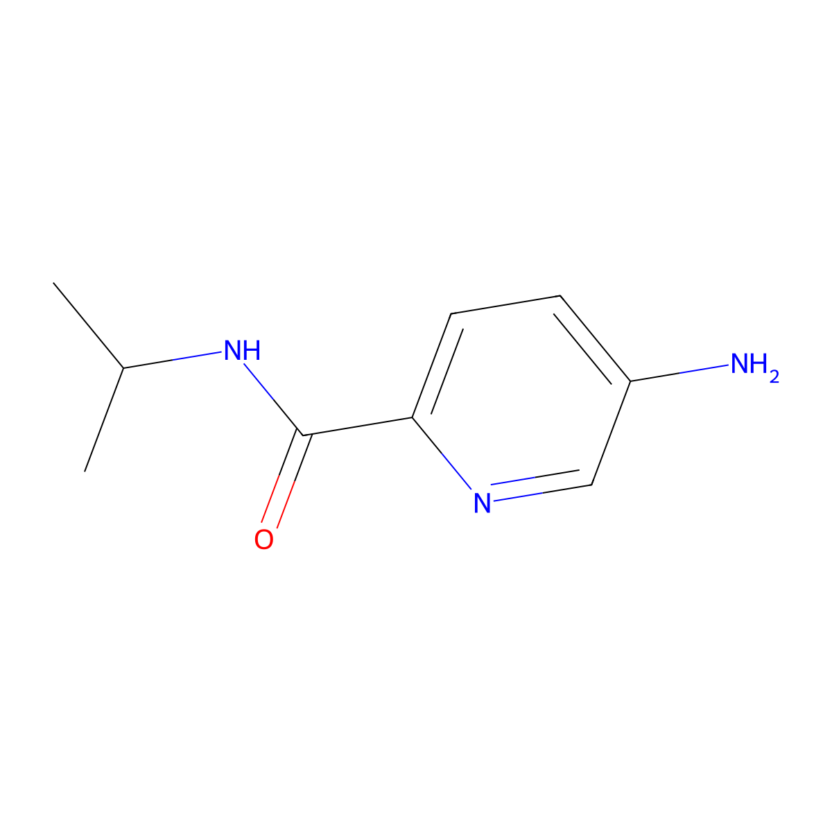 5-Amino-N-isopropylpyridine-2-carboxamide molecular structure, CAS 1513310-91-2