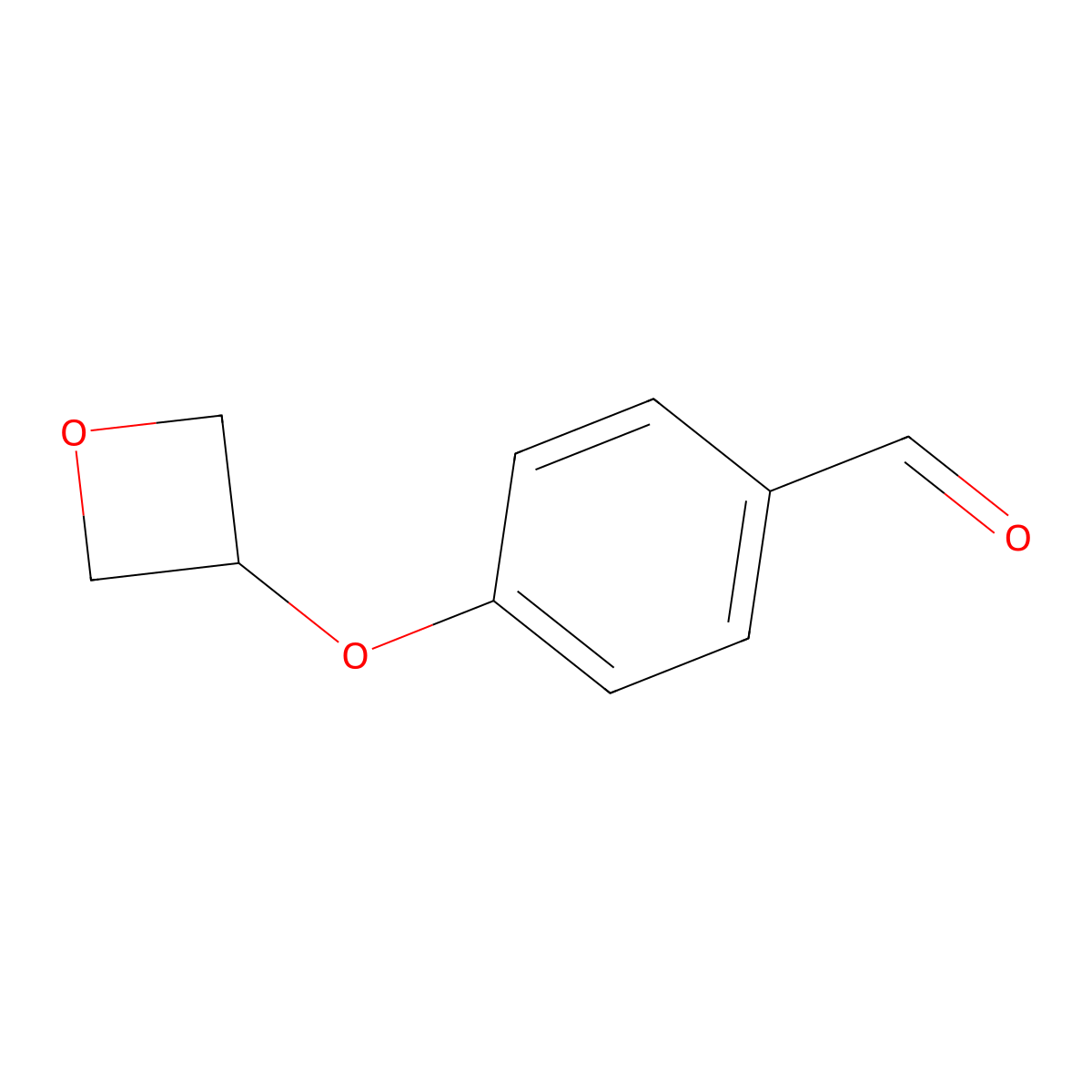 4-(Oxetan-3-yloxy)benzaldehyde molecular structure, CAS 1513366-04-5