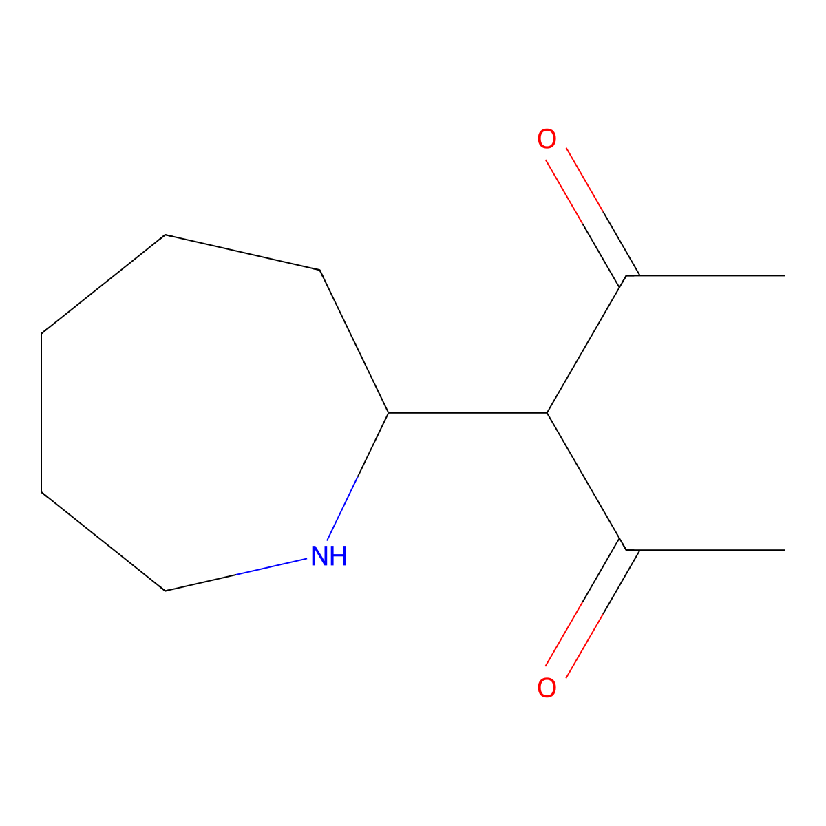 3-(Azepan-2-YL)pentane-2,4-dione molecular structure, CAS 1513422-95-1