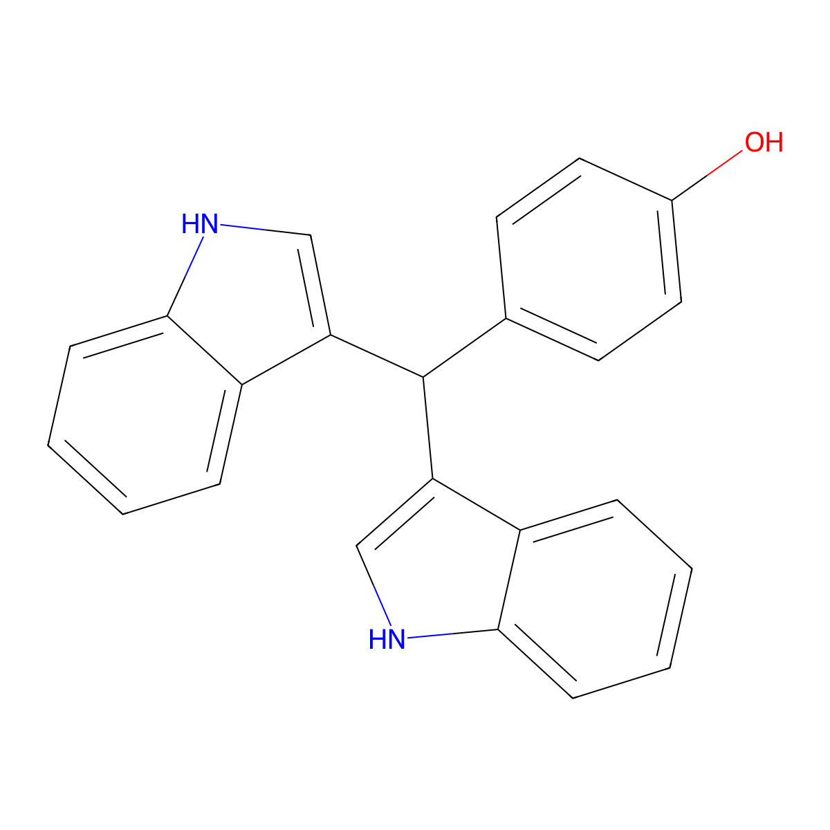 DIM-C-pPhOH molecular structure, CAS 151358-47-3