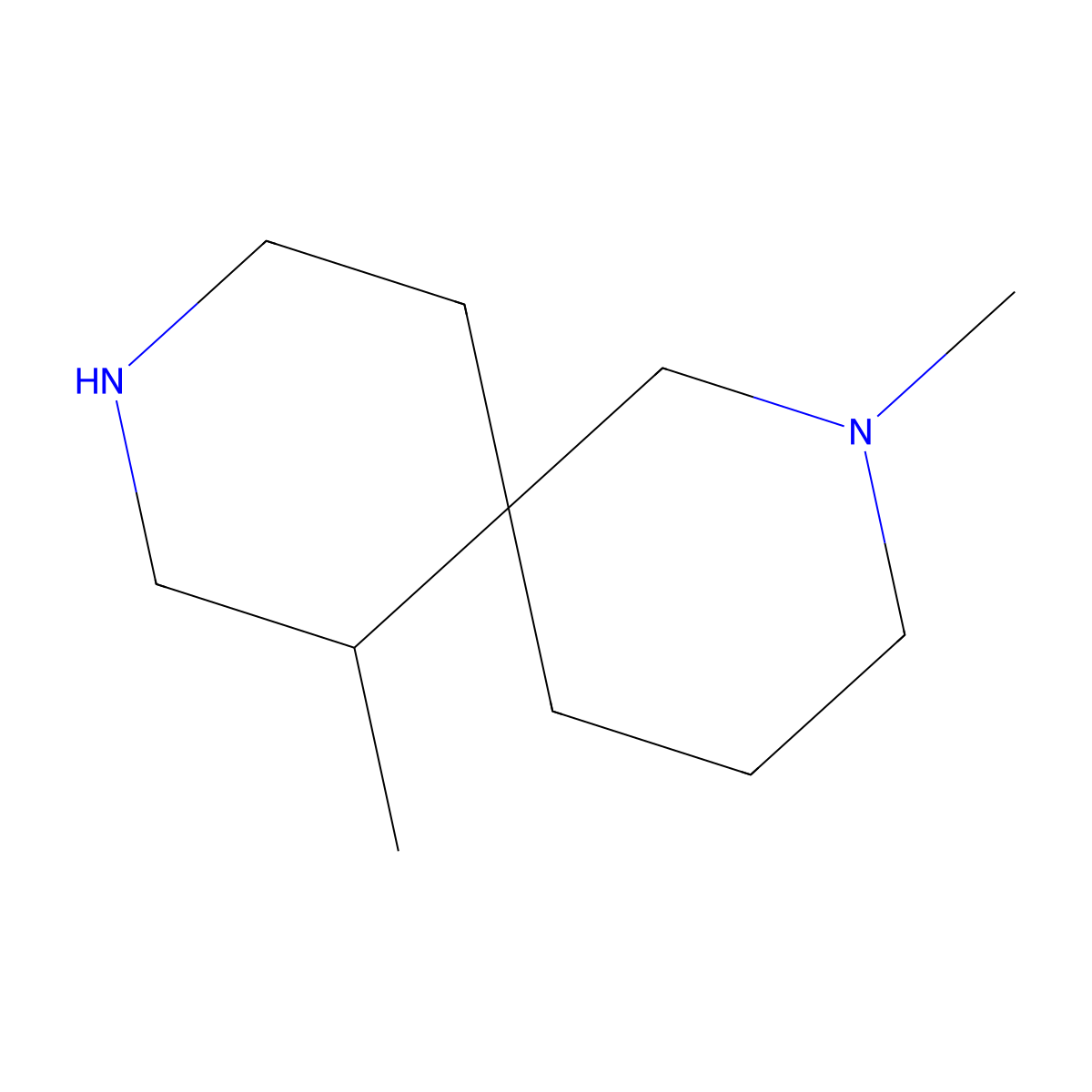 2,7-Dimethyl-2,9-diazaspiro[5.5]undecane molecular structure, CAS 1513649-81-4