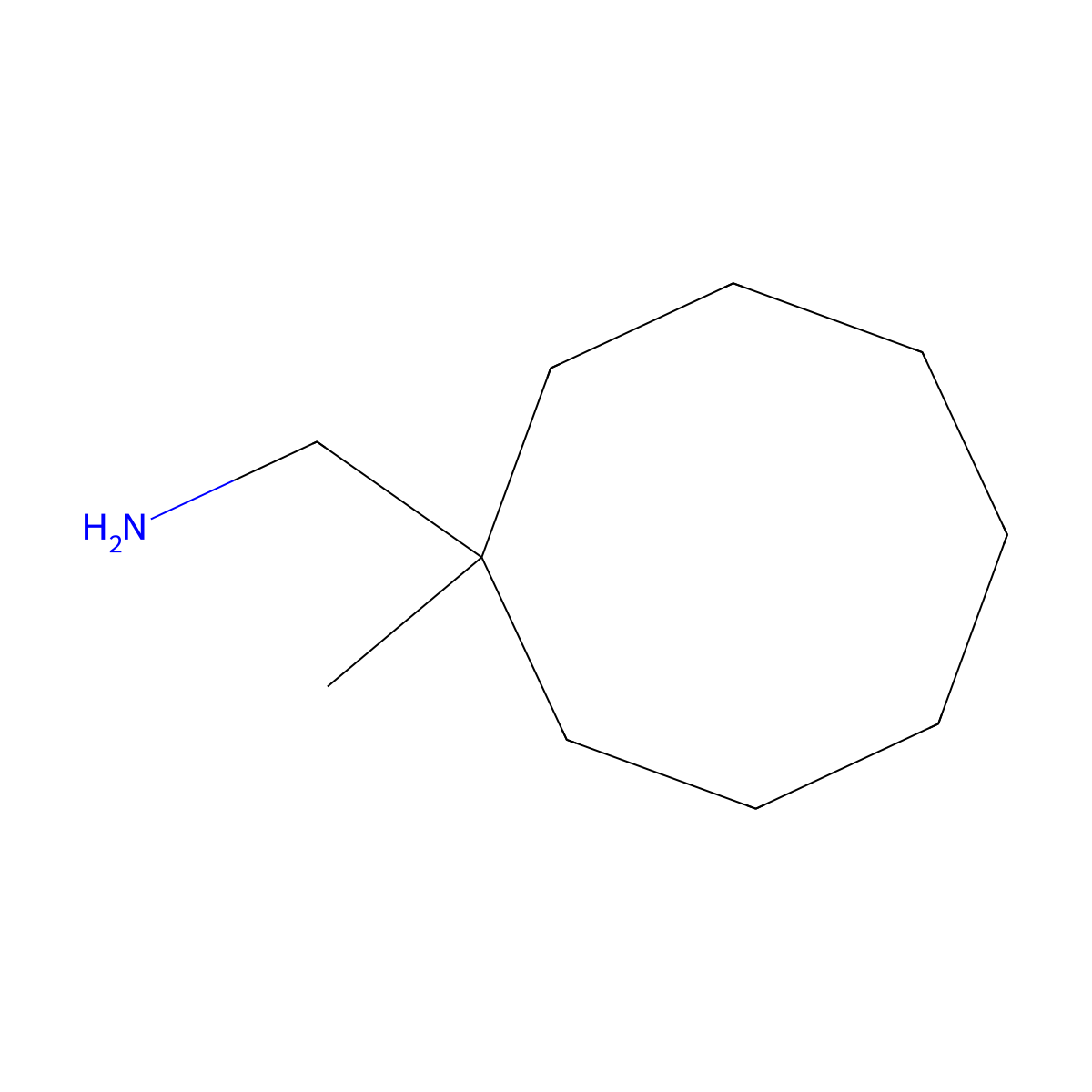 (1-Methylcyclooctyl)methanamine molecular structure, CAS 1513677-88-7