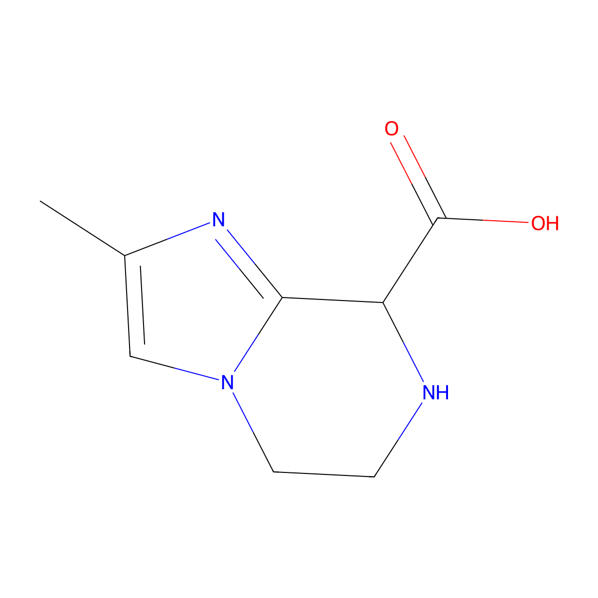 2-Methyl-5,6,7,8-tetrahydroimidazo[1,2-a]pyrazine-8-carboxylic acid molecular structure, CAS 1513705-41-3