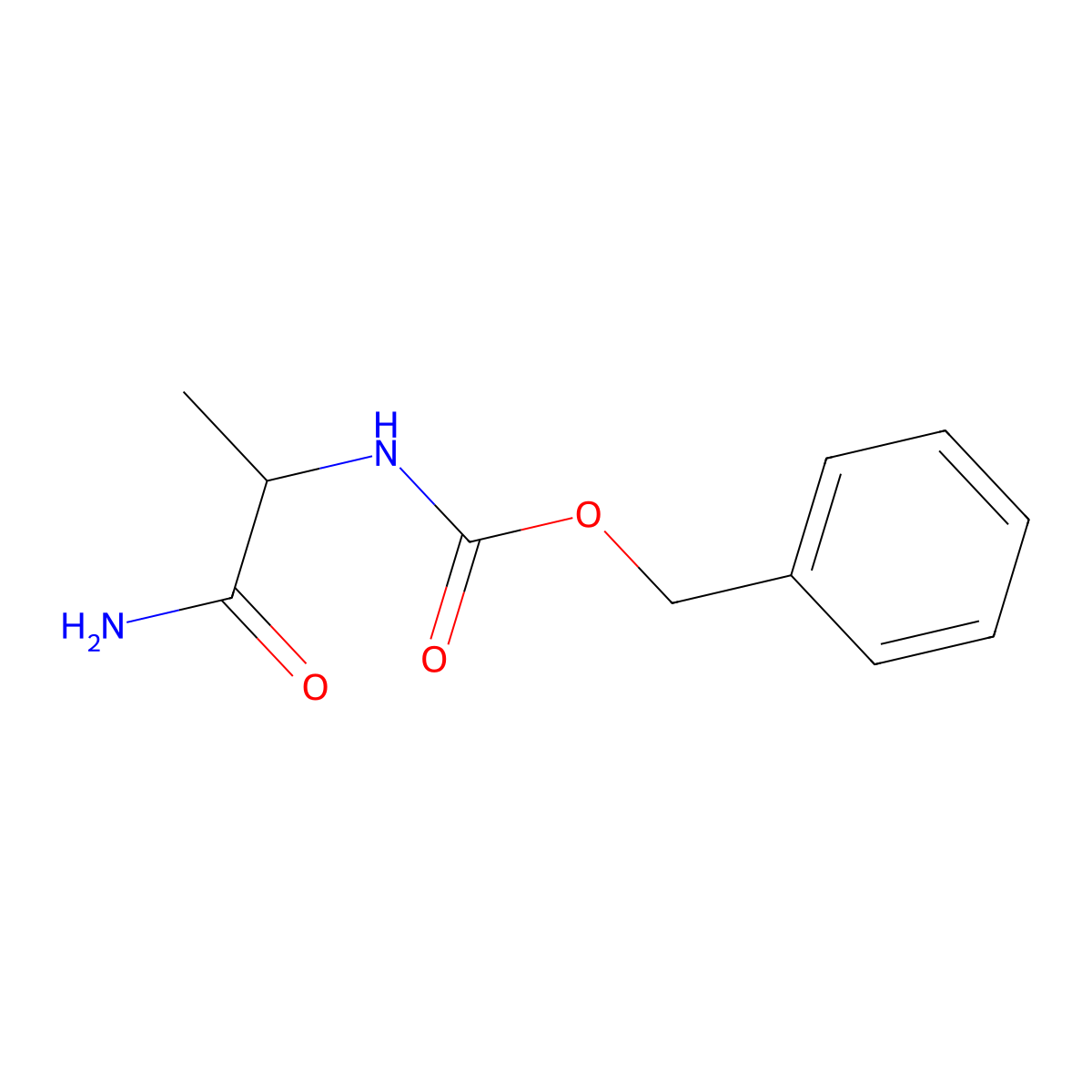 Z-D-Ala-NH2 molecular structure, CAS 151378-81-3