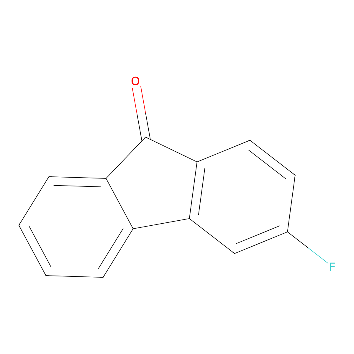 3-Fluorofluoren-9-one molecular structure, CAS 1514-15-4