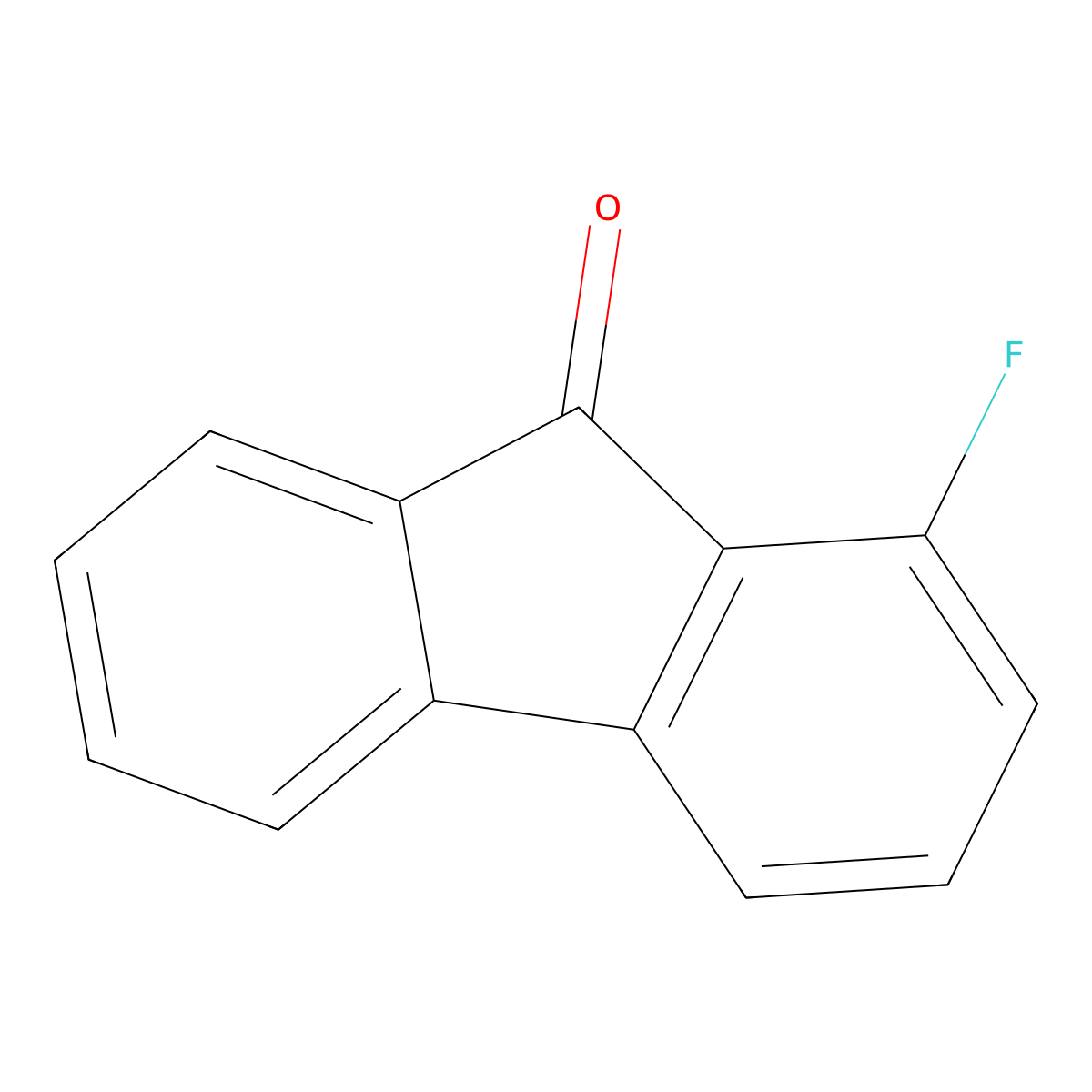 1-Fluoro-9h-fluoren-9-one molecular structure, CAS 1514-16-5