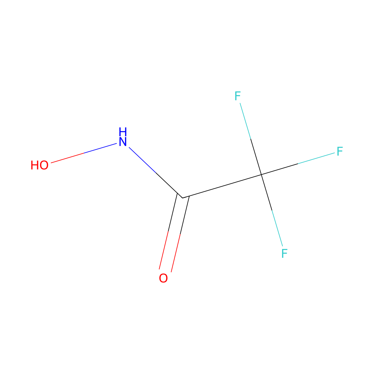 2,2,2-Trifluoro-N-hydroxyacetamide molecular structure, CAS 1514-45-0