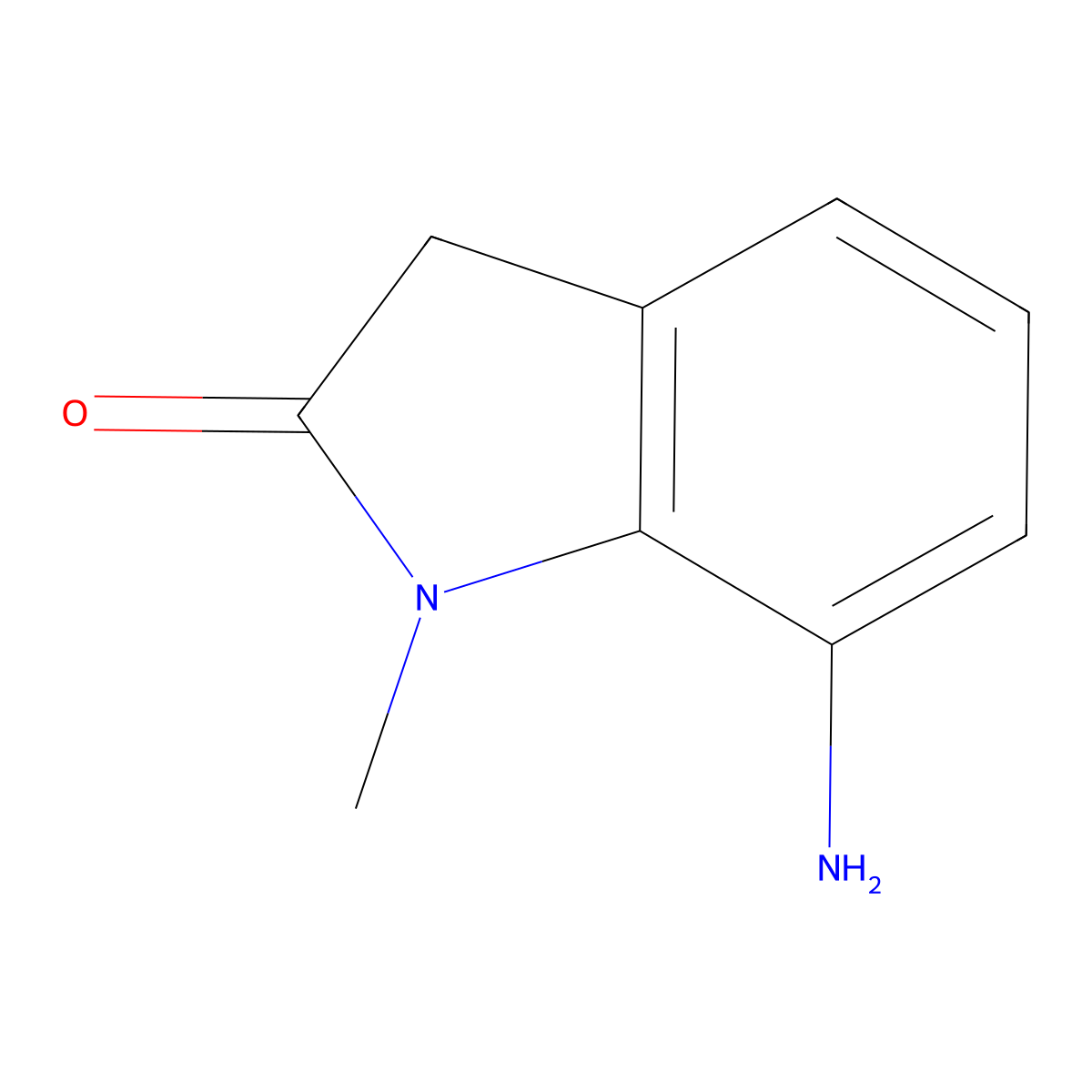 7-Amino-1-methylindolin-2-one molecular structure, CAS 1514007-53-4