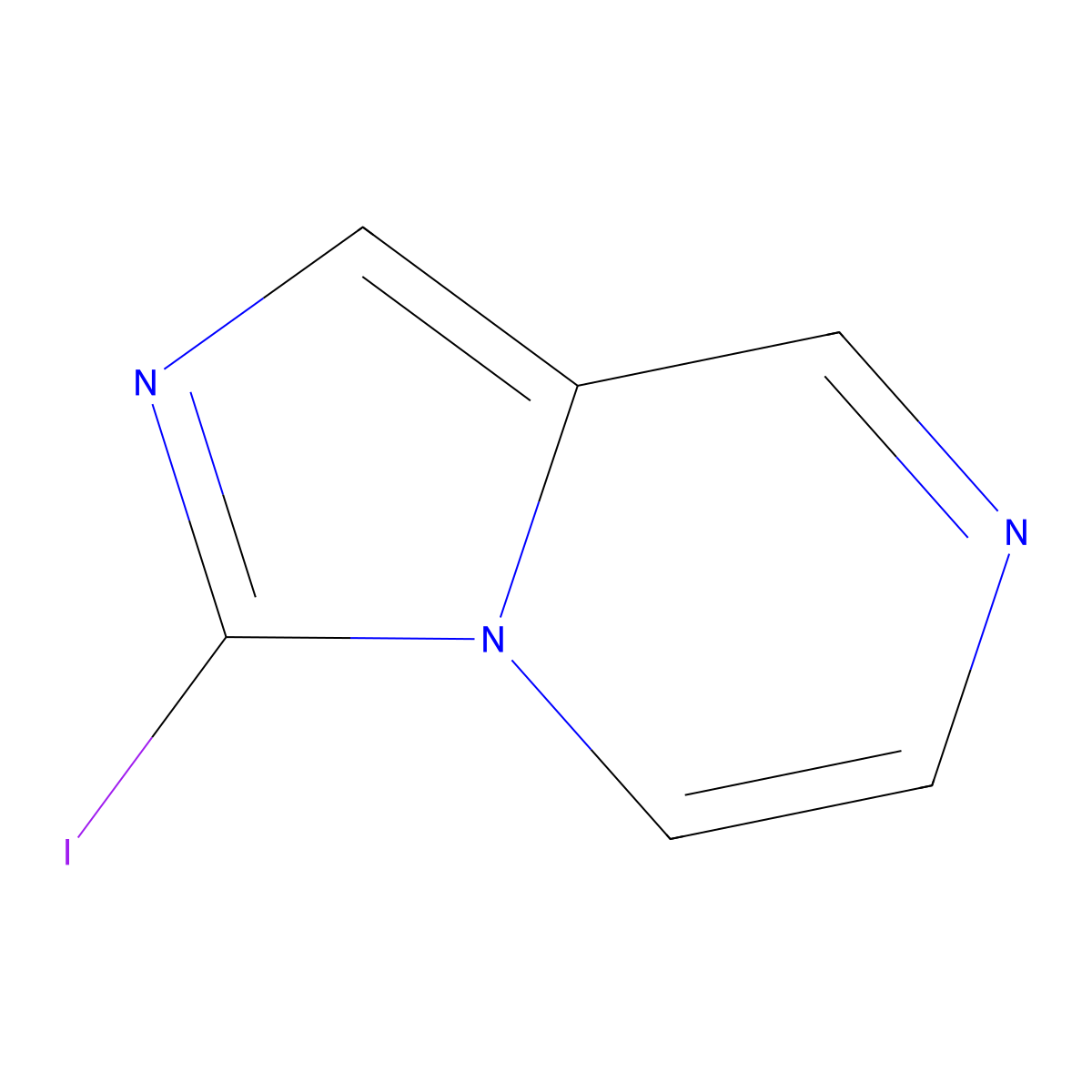 3-Iodoimidazo[1,5-a]pyrazine molecular structure, CAS 1514084-29-7