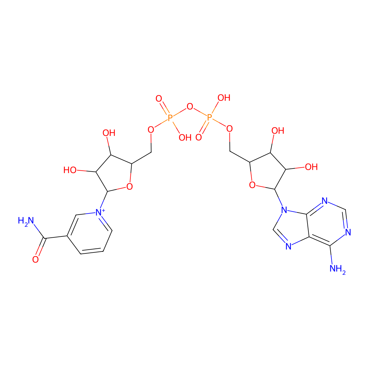 Nadide (JAN/USAN/INN) molecular structure, CAS 151411-04-0
