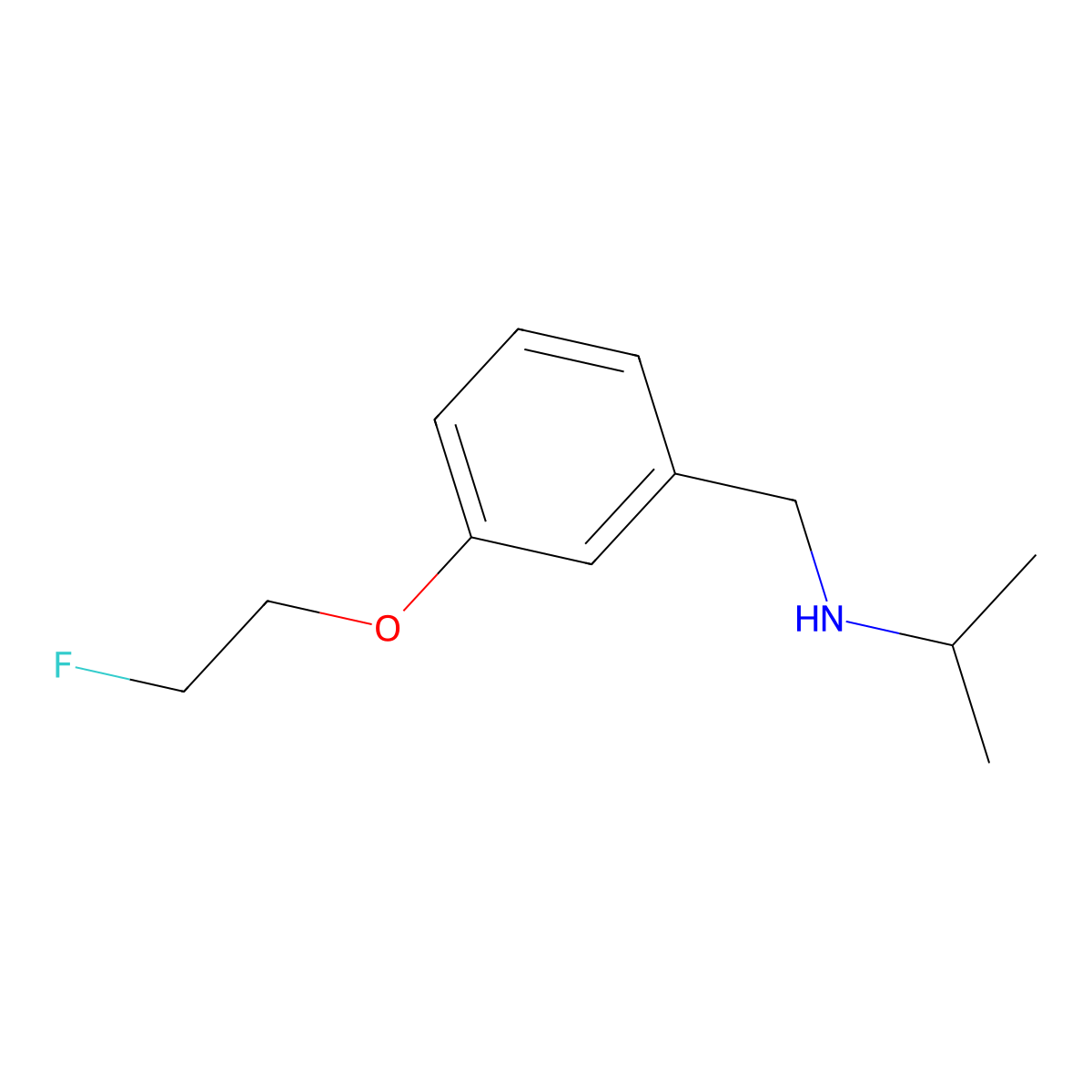 [3-(2-Fluoroethoxy)benzyl]isopropylamine molecular structure, CAS 1514118-72-9
