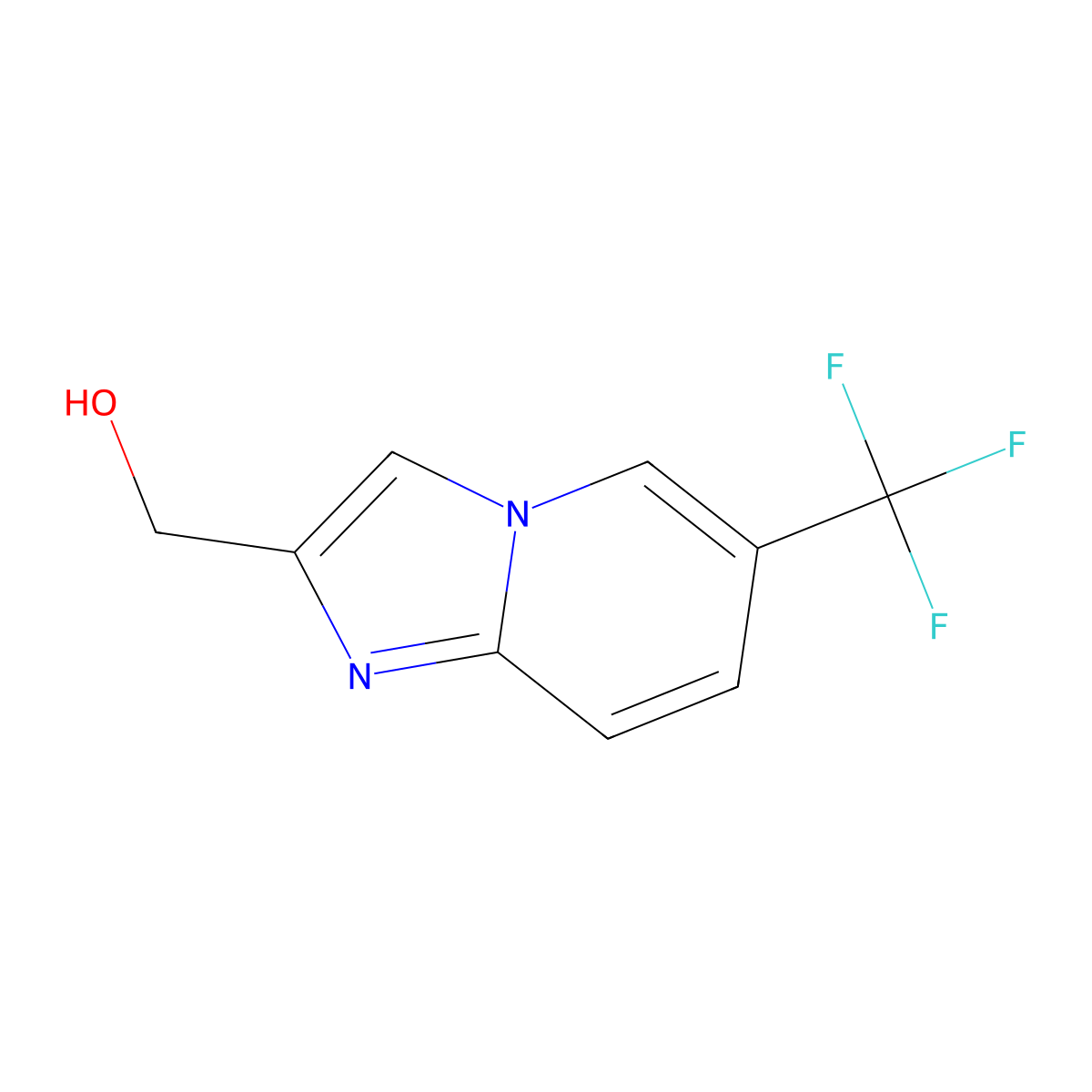 (6-(Trifluoromethyl)imidazo[1,2-a]pyridin-2-yl)methanol molecular structure, CAS 1514128-89-2