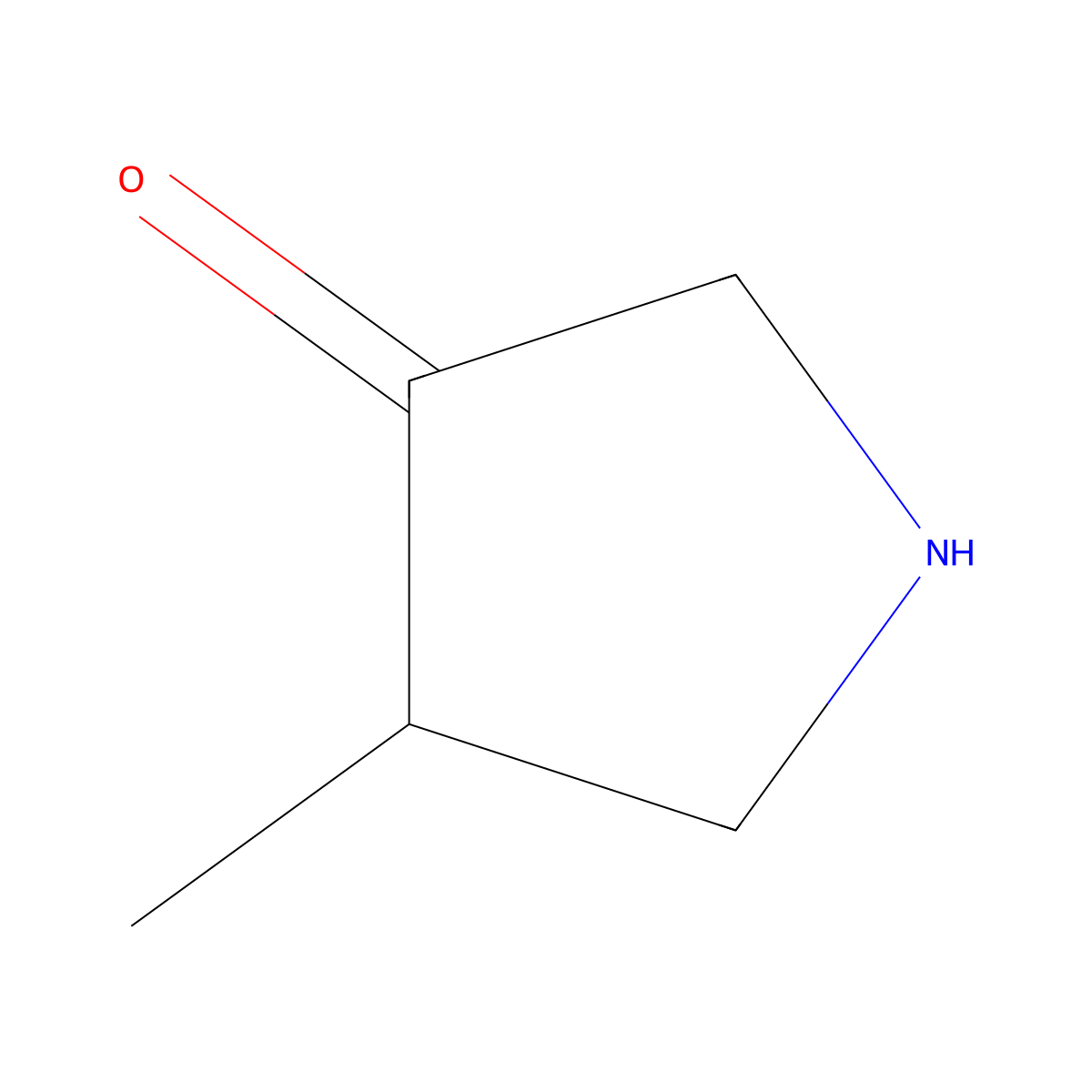 4-Methylpyrrolidin-3-one molecular structure, CAS 1514153-35-5