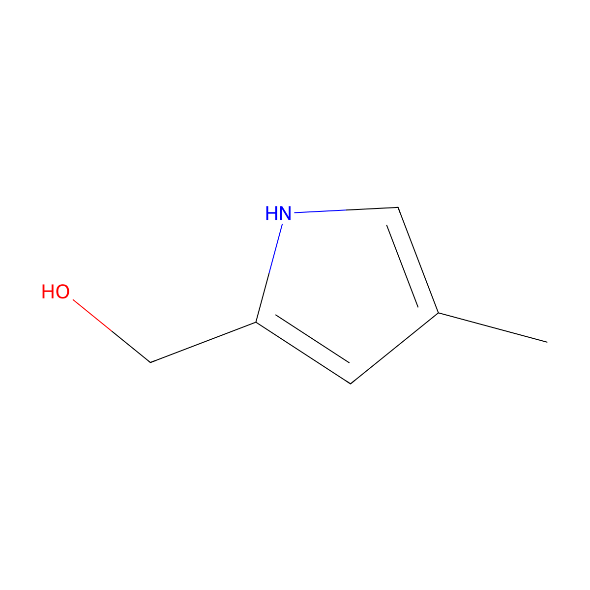 (4-Methyl-1H-pyrrol-2-yl)methanol molecular structure, CAS 151417-49-1