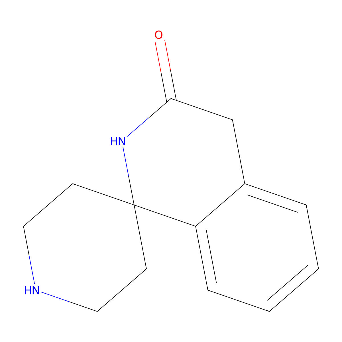 2H-Spiro[isoquinoline-1,4'-piperidin]-3(4H)-one molecular structure, CAS 15142-87-7