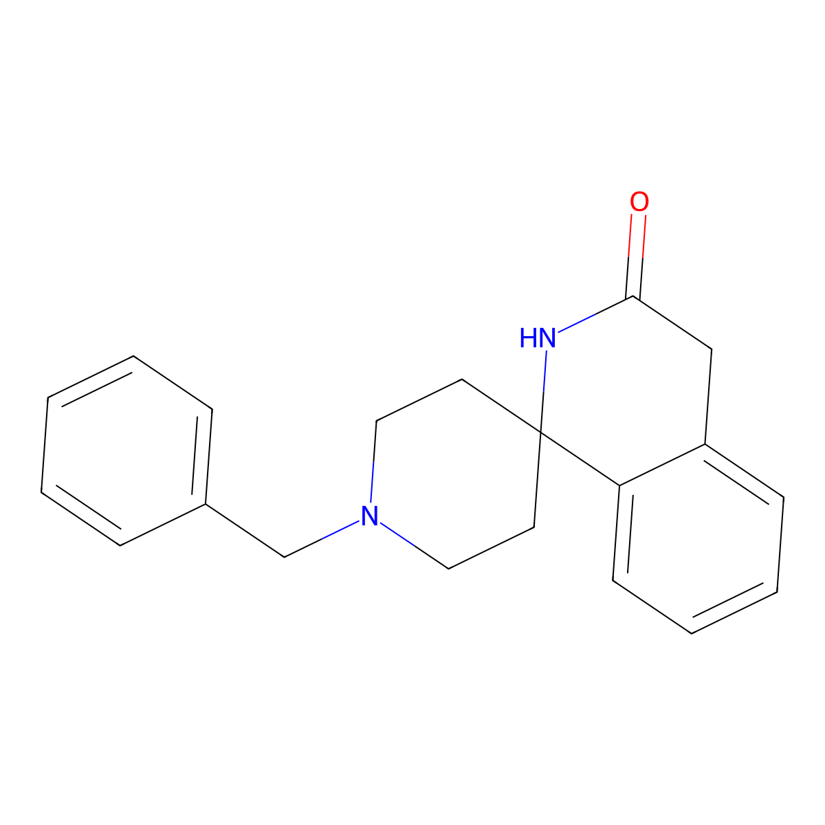 1'-Benzyl-2h-spiro[isoquinoline-1,4'-piperidin]-3(4h)-one molecular structure, CAS 15142-89-9