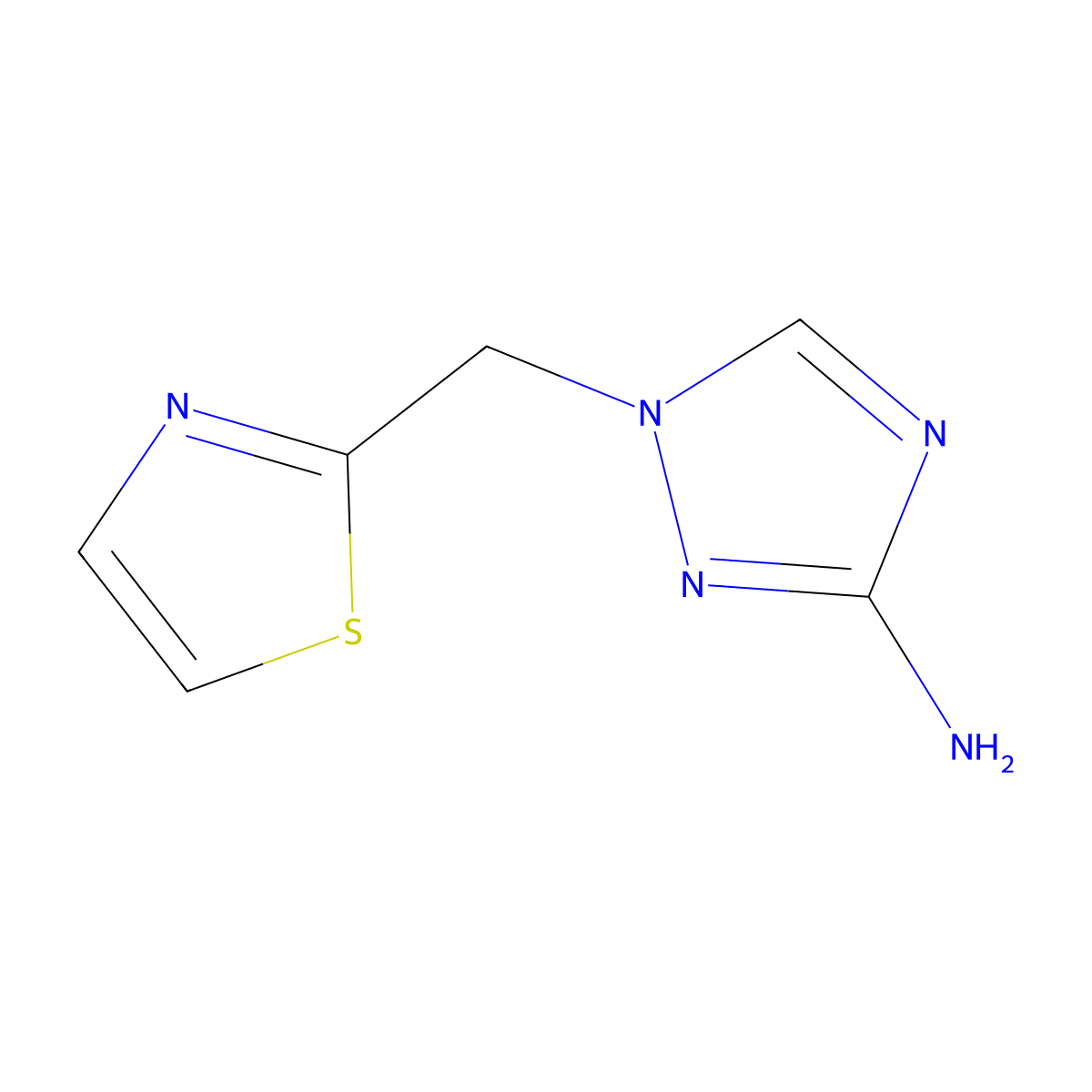 1-(1,3-Thiazol-2-ylmethyl)-1H-1,2,4-triazol-3-amine molecular structure, CAS 1514234-52-6