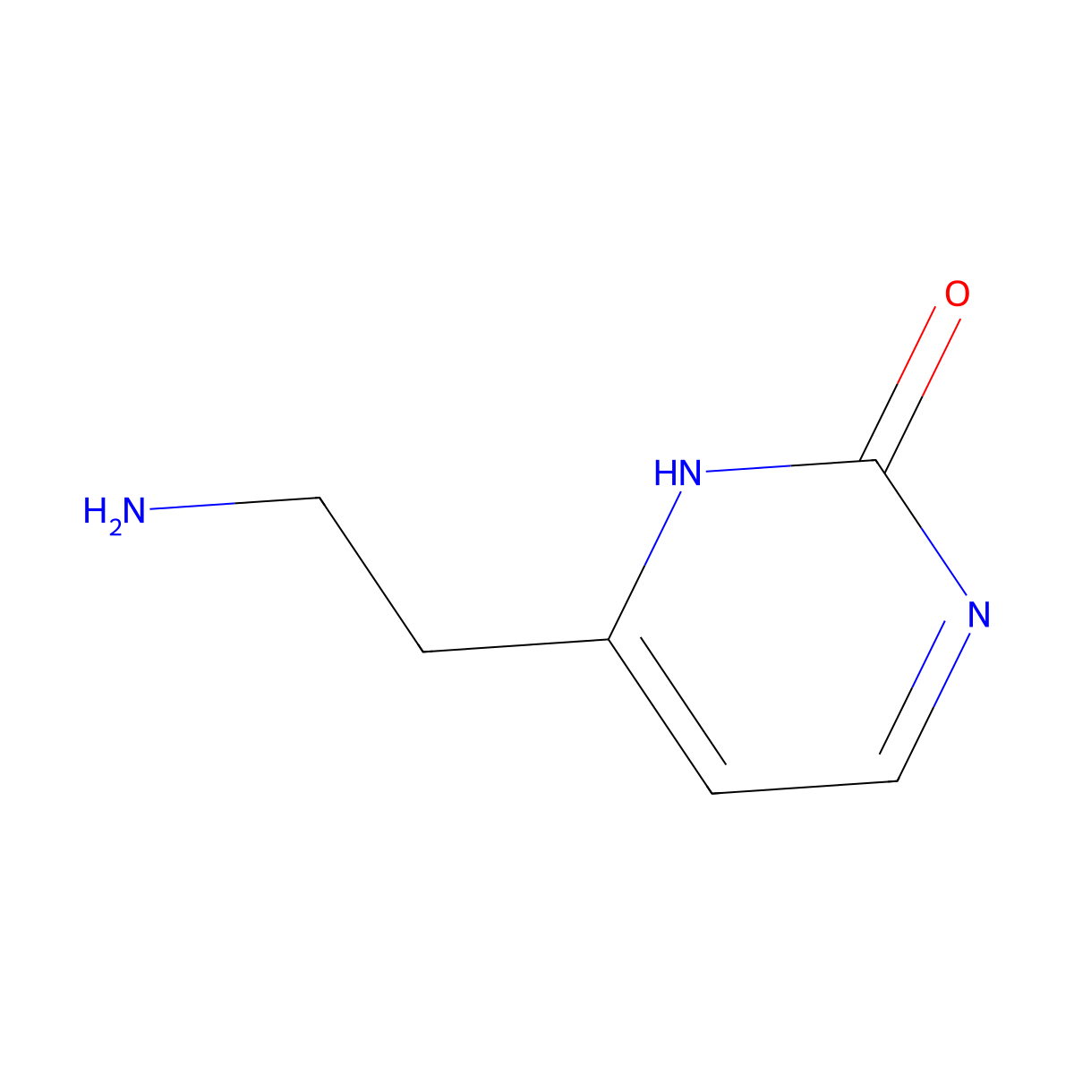 4-(2-Aminoethyl)pyrimidin-2-ol molecular structure, CAS 1514245-66-9
