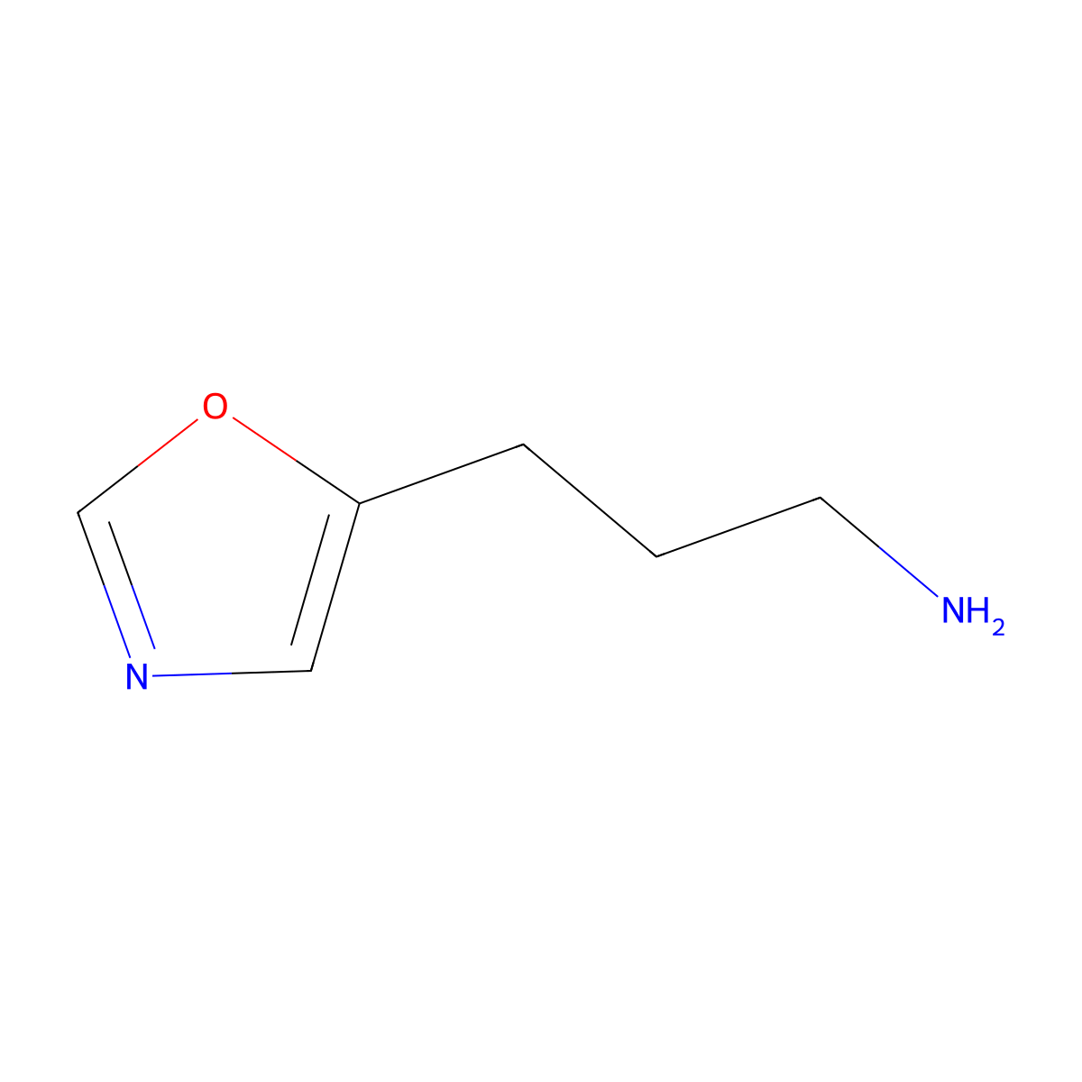 3-(1,3-Oxazol-5-yl)propan-1-amine molecular structure, CAS 1514252-52-8