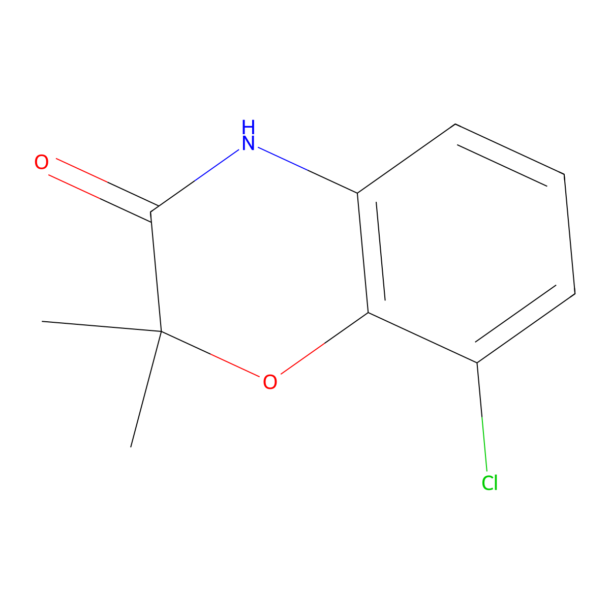8-Chloro-2,2-dimethyl-2H-benzo[b][1,4]oxazin-3(4H)-one molecular structure, CAS 1514263-64-9