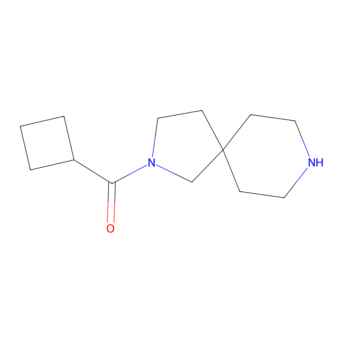 Cyclobutyl(2,8-diazaspiro[4.5]decan-2-yl)methanone molecular structure, CAS 1514271-19-2